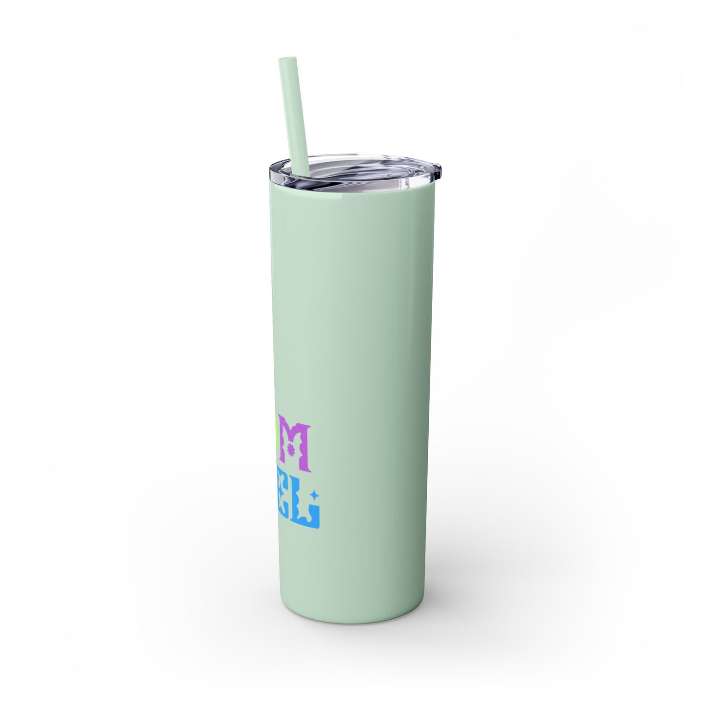 Mom Fuel Skinny Tumbler, 20oz Travel Cup, Gift for Moms, Fun Drinkware for Mothers, Perfect for Coffee and Tea