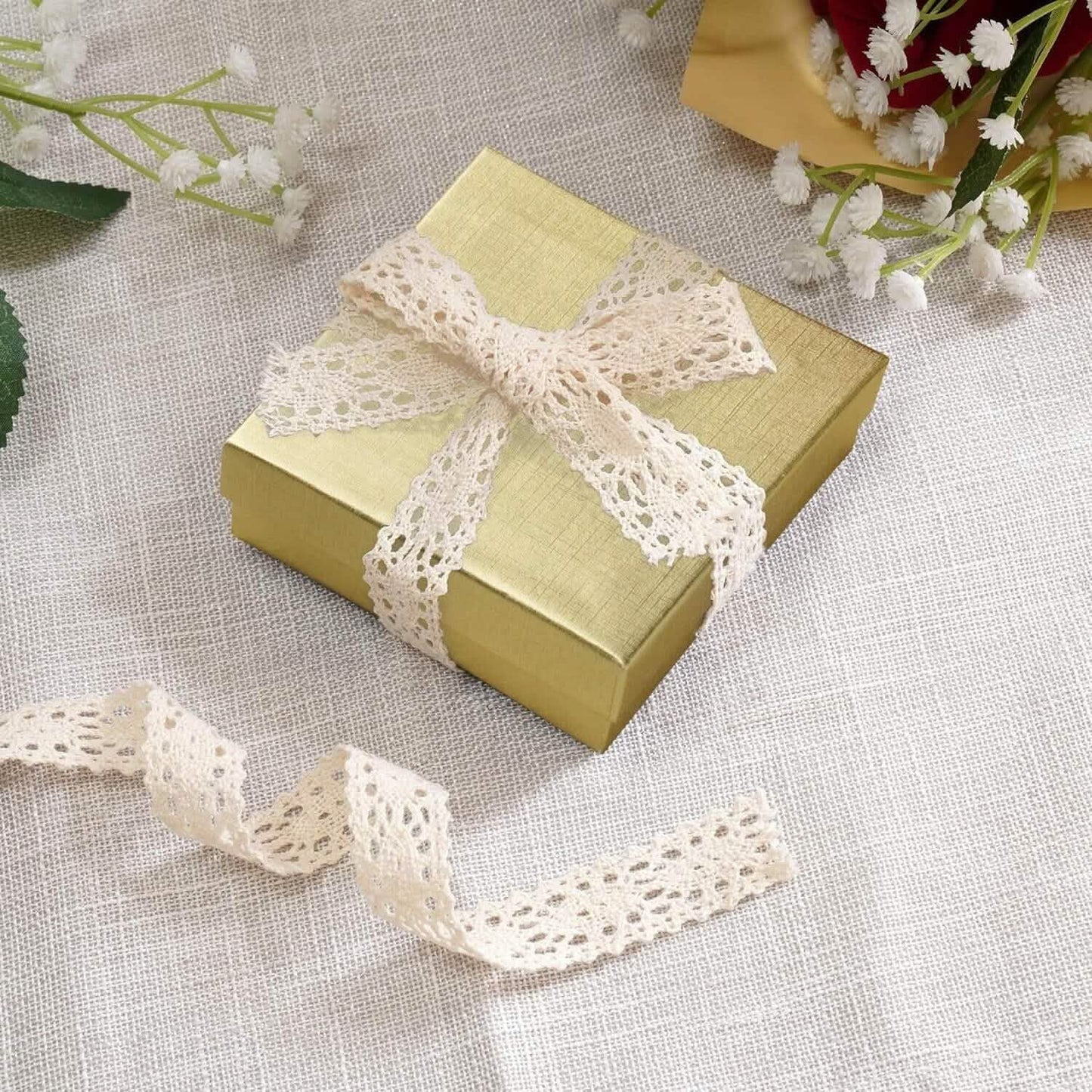 14K Solid Yellow Gold 4MM Rope Chain Thick Necklace Bracelet for Men and Women