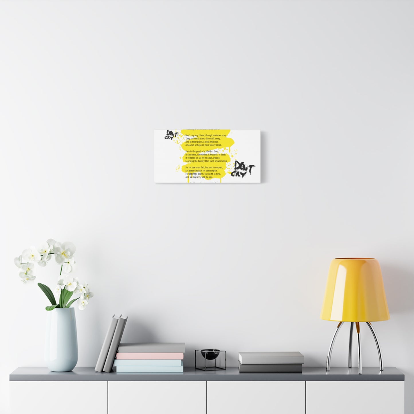 Inspirational Canvas Wall Art, Motivational Decor, Positive Quote, Home Office Wall Hanging, Unique Gift Idea, Modern Art Print