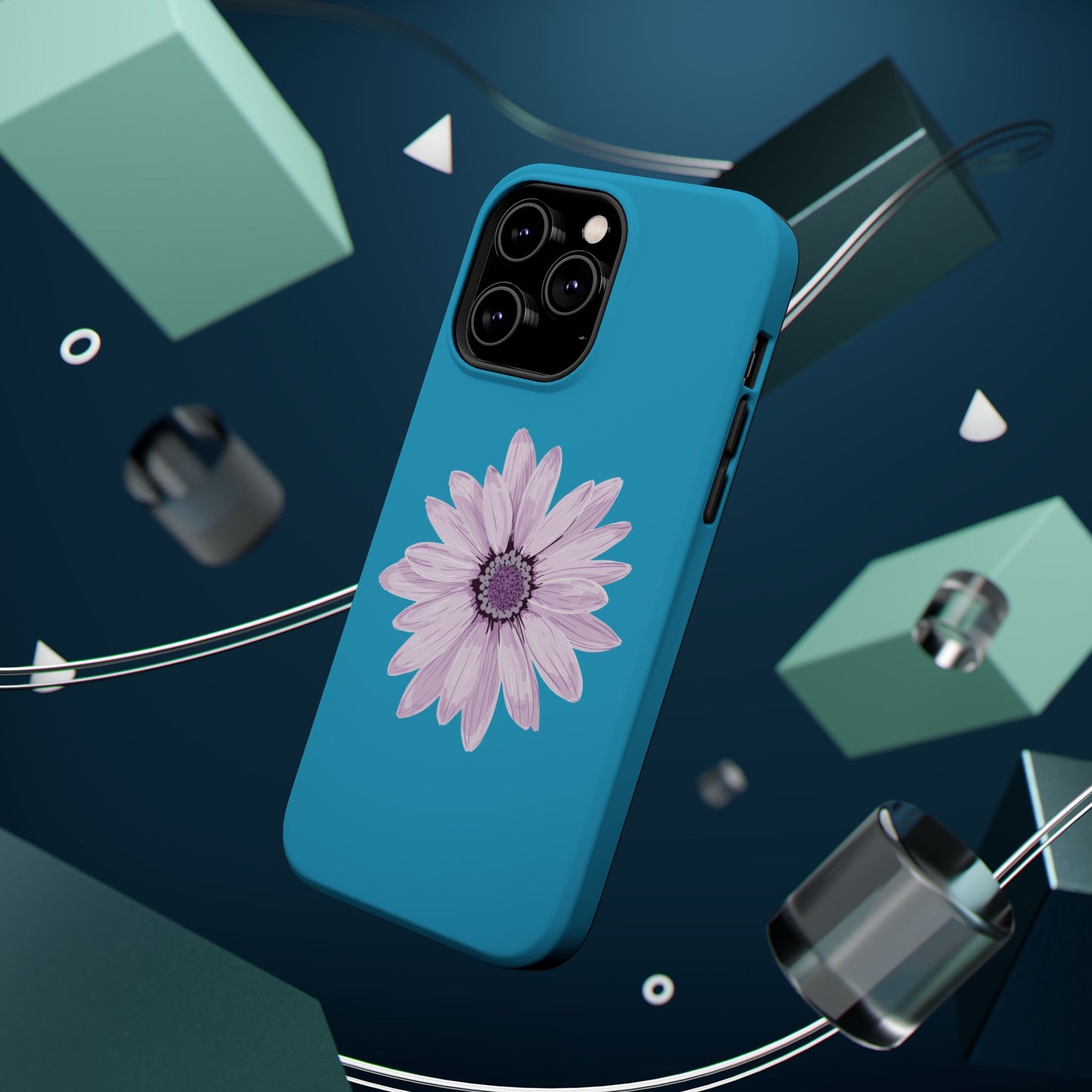 Magnetic Phone Cases with Floral Design, Impact-Resistant Accessories, Stylish Tech Protection, Gifts for Her, Unique Cell Phone Cases