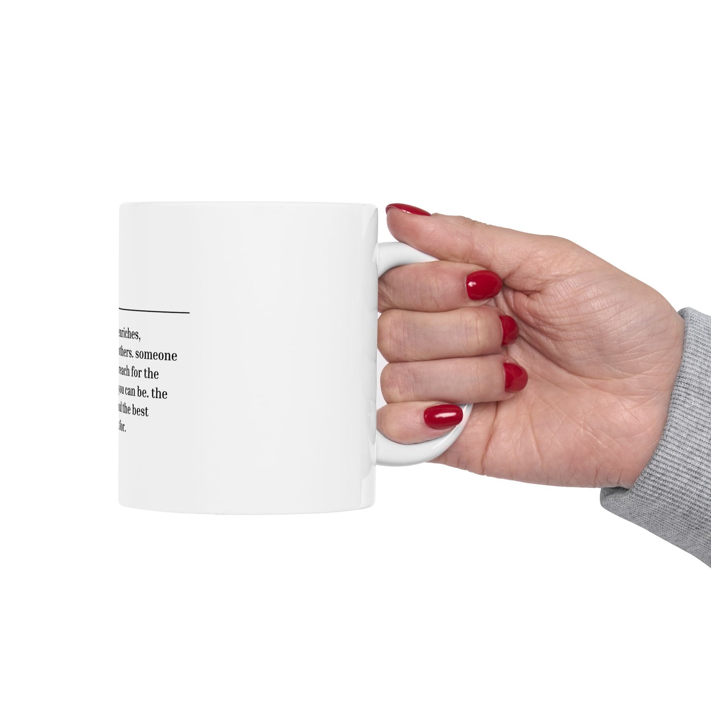 Inspiring Teacher Ceramic Mug | Gift for Educators, Motivational Coffee Cup, Office Decor, Back to School, Teacher Appreciation