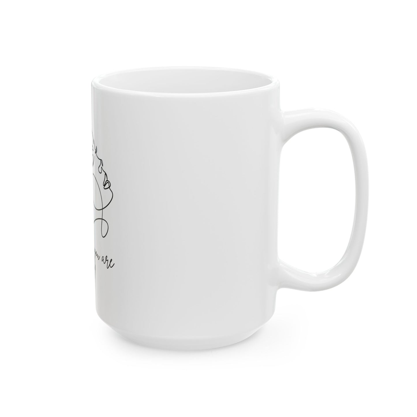 Inspirational Bloom Mug - Motivational Gift for Plant Lovers, Coffee Lovers, Home Decor, Self-Care, Housewarming