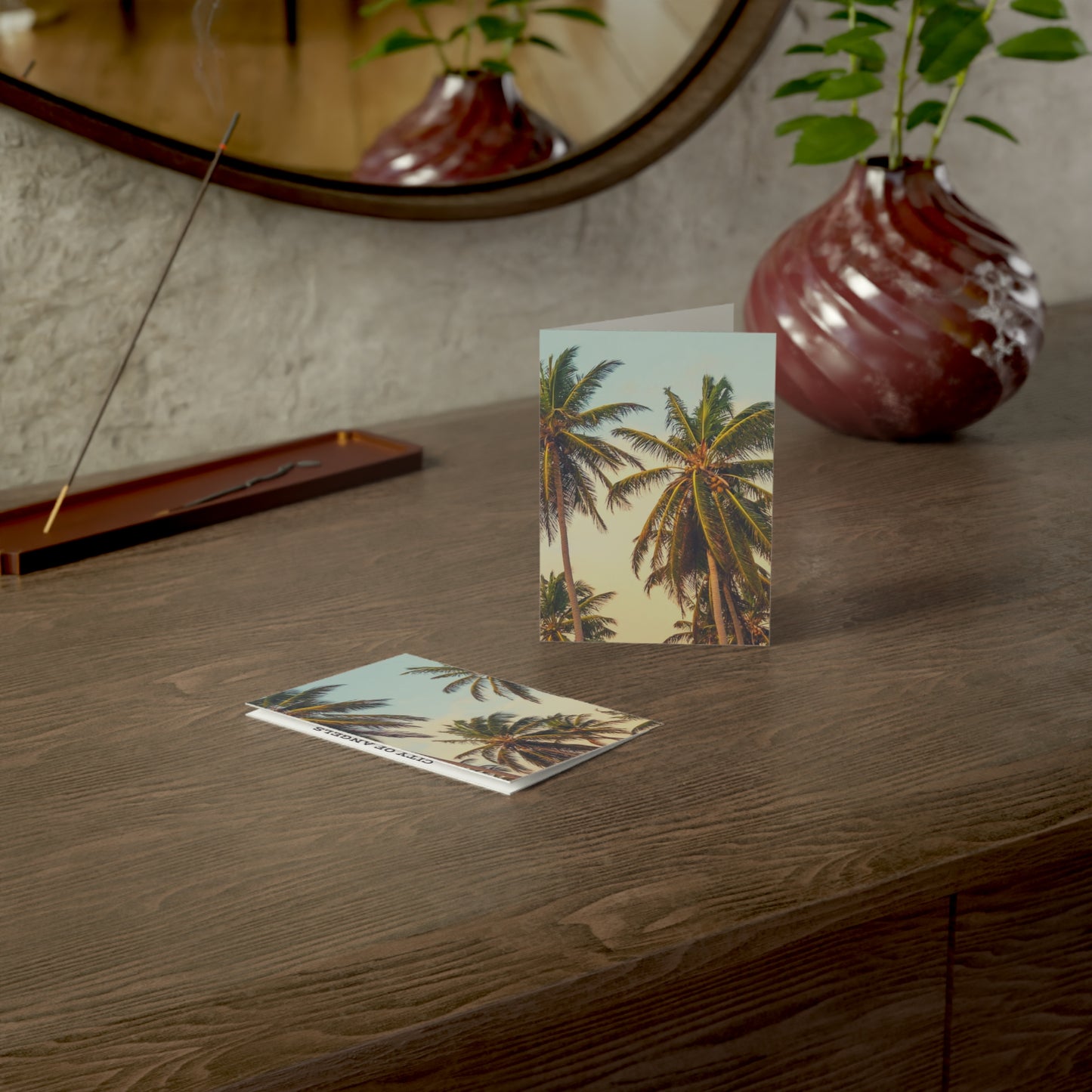 CITY OF ANGELS - Tropical Palm Greeting Cards - Perfect for Summer Celebrations, Birthdays, Thank You Notes, or Just Because!