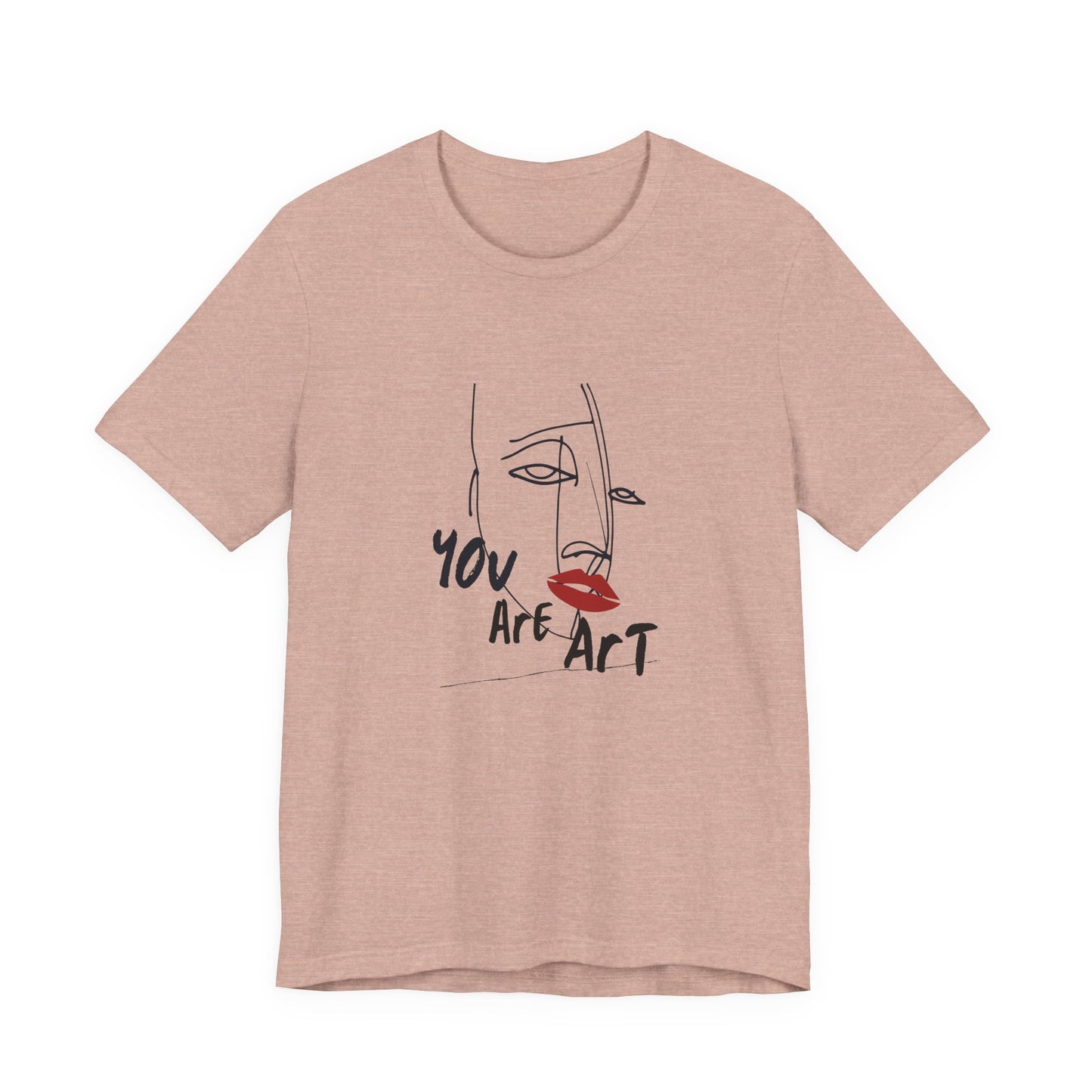 Artistic Expression Unisex Tee - You Are Art, Creative Gift, Casual Wear, Modern Design, Art Lover's Shirt