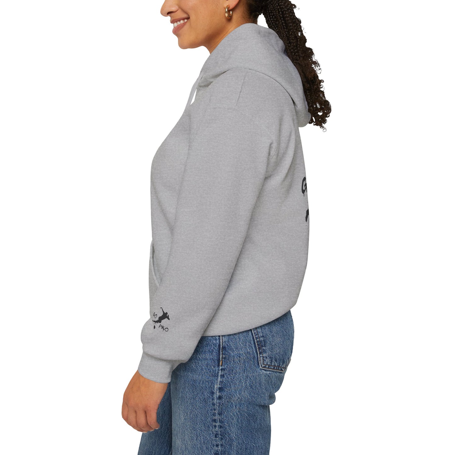 GO PRO Baller Hoodie - Unisex Heavy Blend™ Sweatshirt for Sports Lovers, Gift for Athletes, Streetwear Style, Casual Wear, Birthday Gift