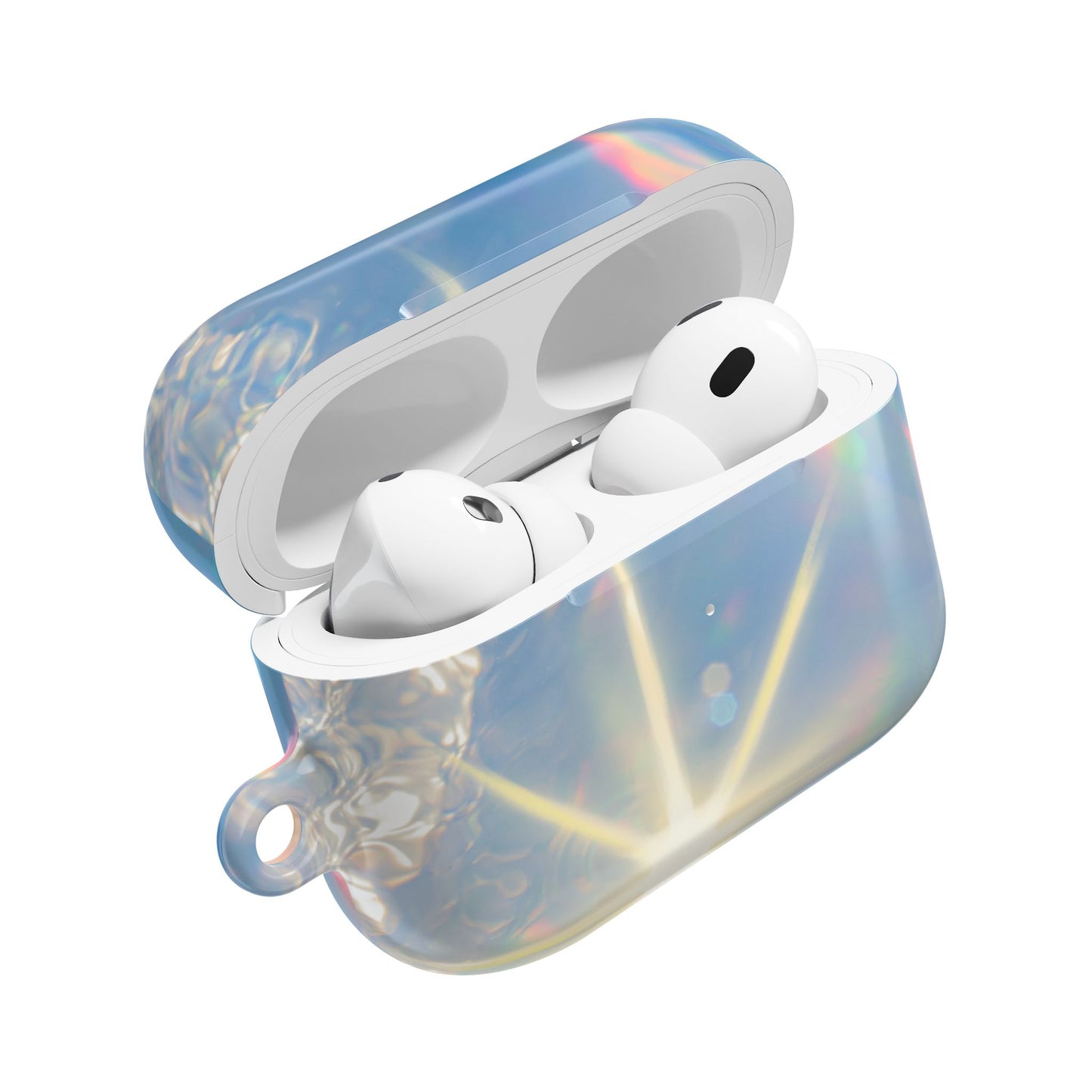 Holographic AirPod Case | Trendy Accessories, Gift for Music Lovers, Women's Tech, Unique Designs, Customized Earbud Holder