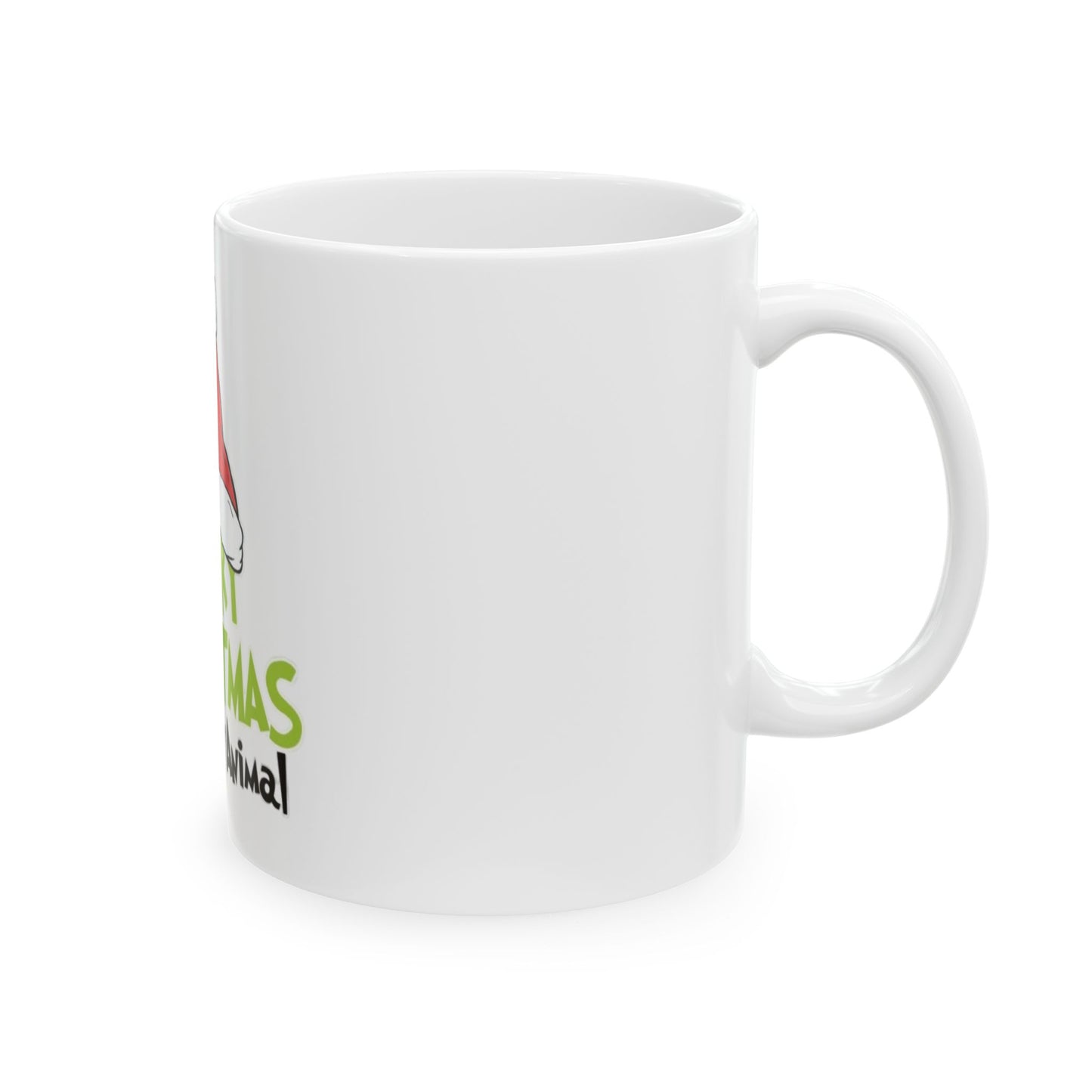 Merry Christmas You Filthy Animal Mug | Festive Ceramic Cup, Holiday Gift, Fun Coffee Mug, Funny Christmas Present, 11oz and 15oz