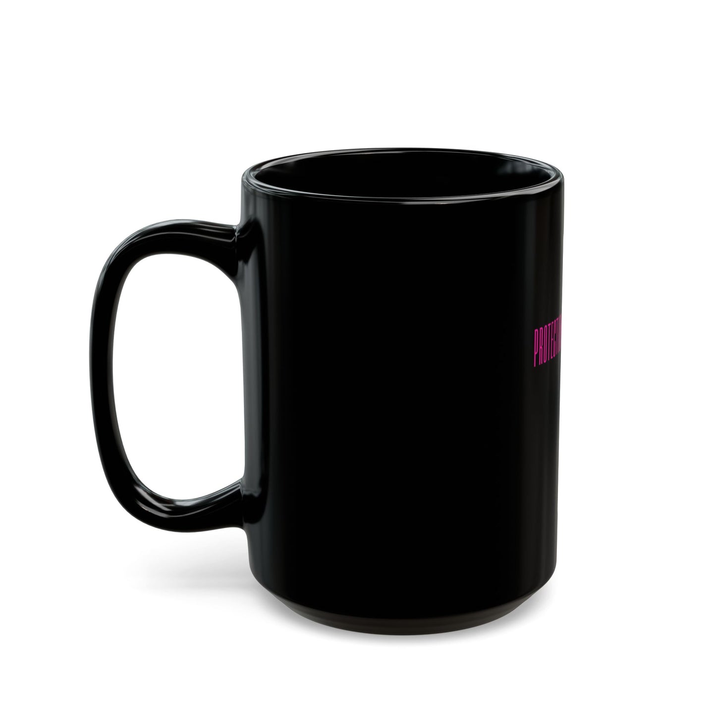Faith-Inspired Black Coffee Mug, Christian Gift, Psalm 91, Protection Mug, Inspirational Drinkware, Spiritual Gifts
