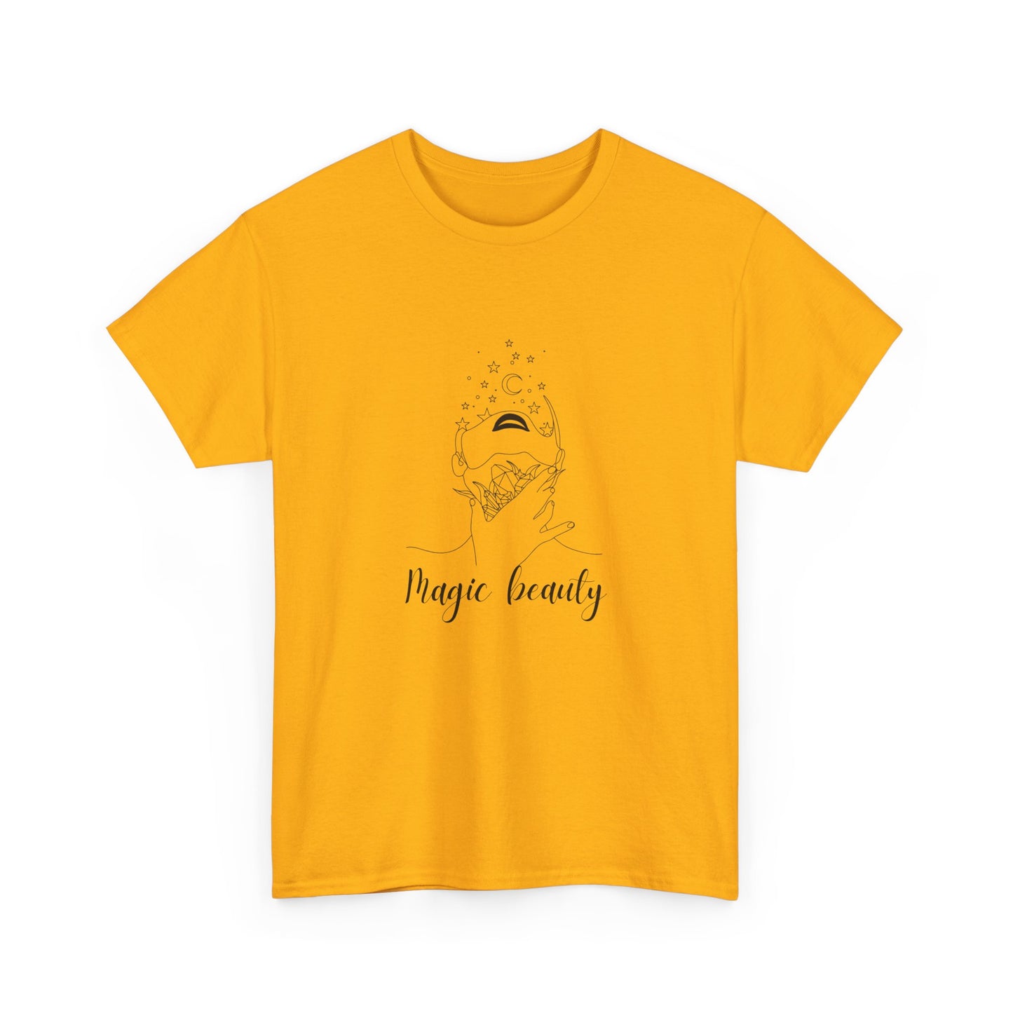 100% Heavy Cotton Tee - Magical Beauty Graphic Tee, Casual Everyday Wear, Gift for Her, Eco-Friendly Fashion, Summer Wardrobe Essential