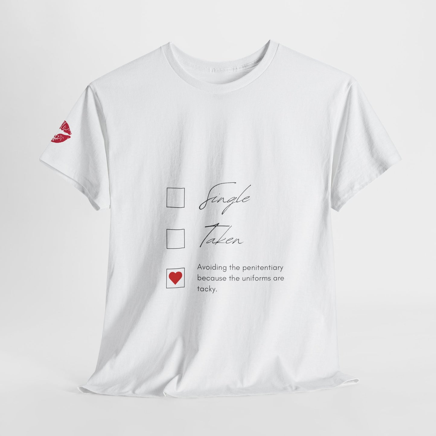 YOU ARE ART - SINGLE, TAKEN... Artistic Unisex Cotton Tee with Heartfelt Prints, Casual Wear, Gift for Artists, Streetwear, Inspirational Fashion