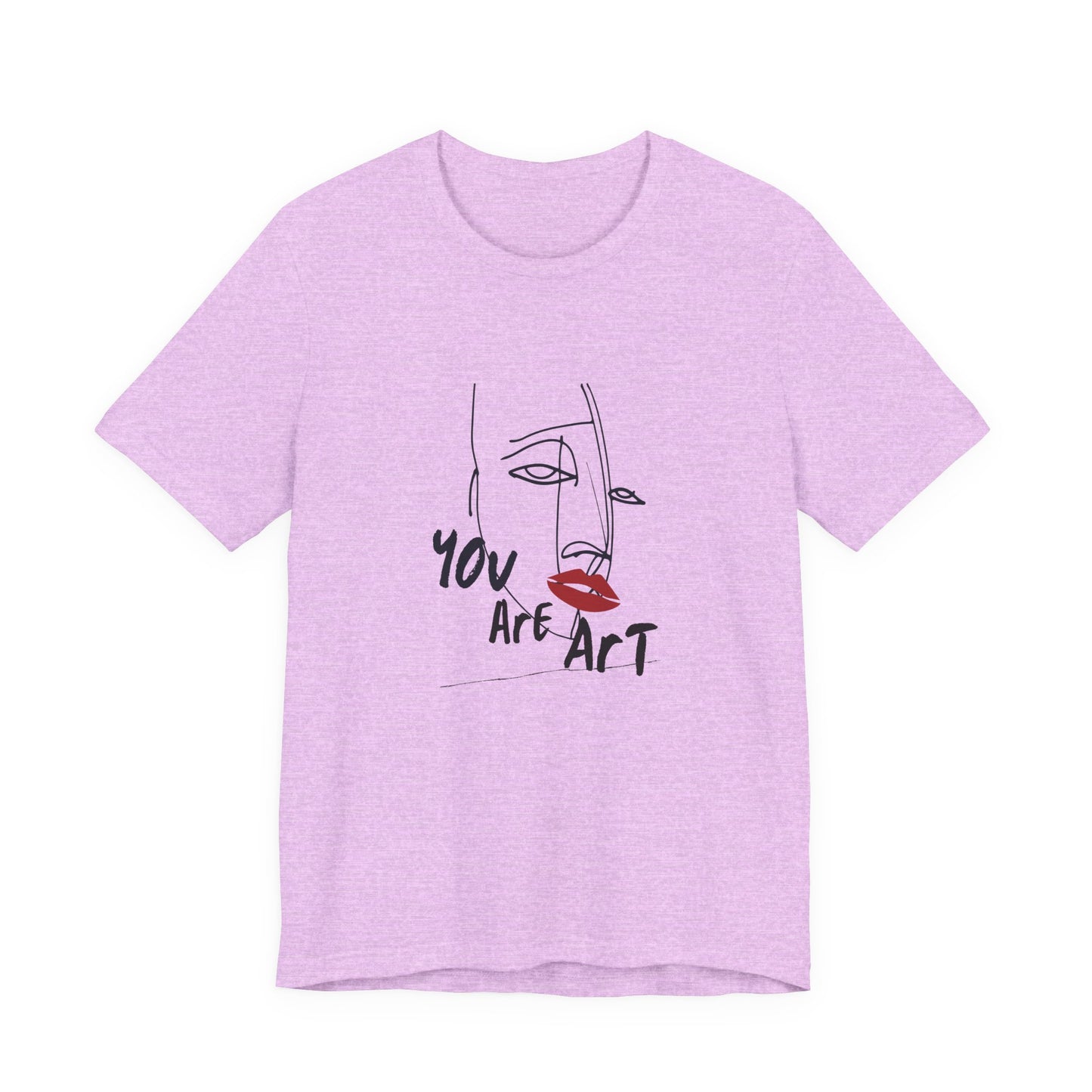 Artistic Expression Unisex Tee - You Are Art, Creative Gift, Casual Wear, Modern Design, Art Lover's Shirt