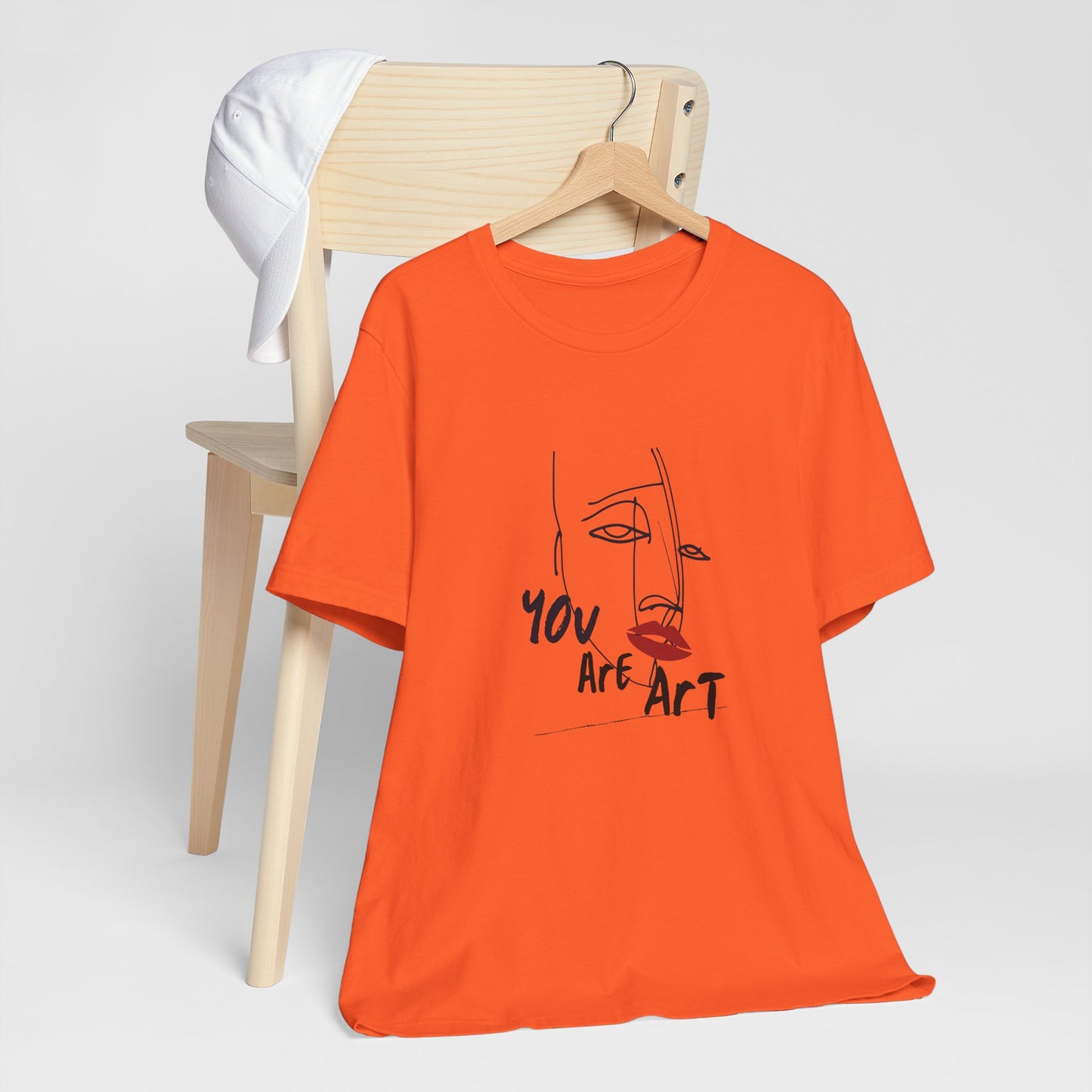 Artistic Expression Unisex Tee - You Are Art, Creative Gift, Casual Wear, Modern Design, Art Lover's Shirt