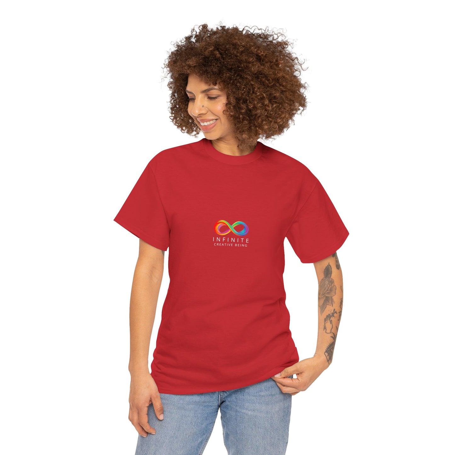 Colorful Infinite Creative Being Unisex Tee, Inclusive Fashion, Everyday Casual Wear, Gift for Friends