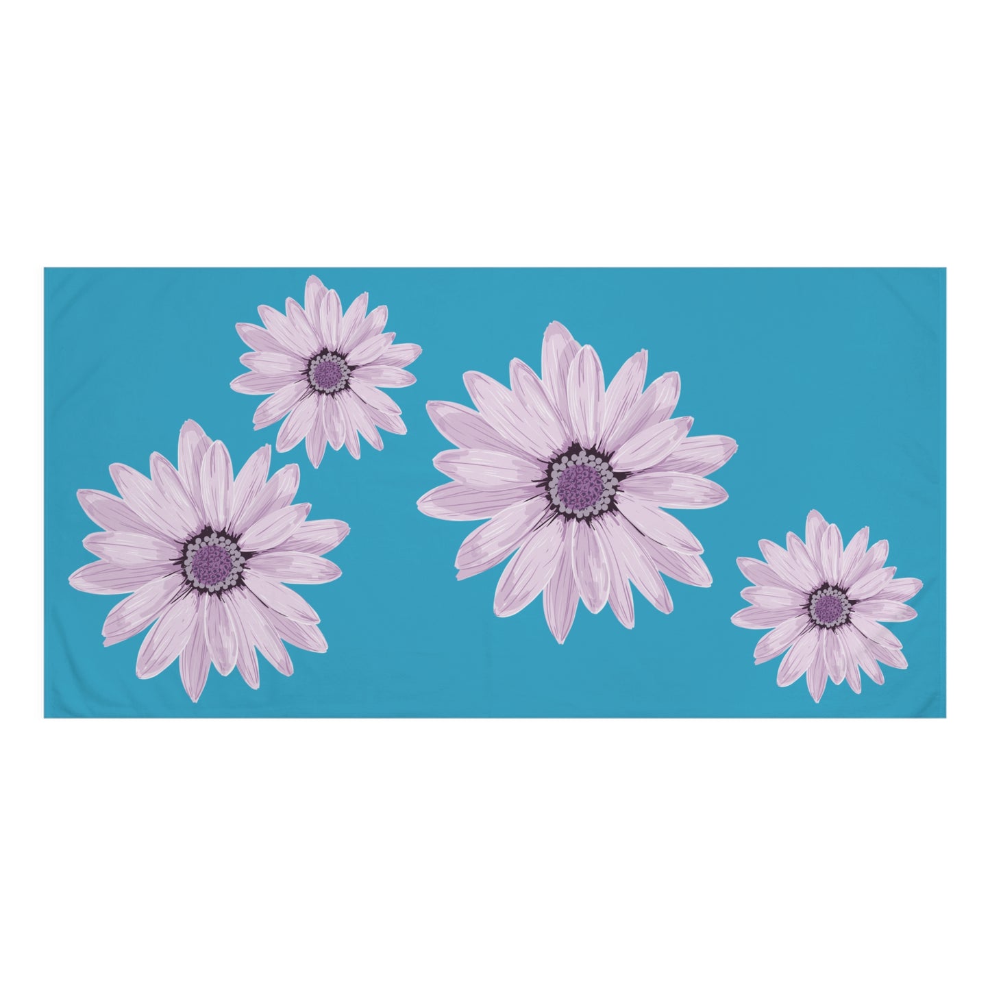 Floral Mink-Cotton Towel, Beach Towel, Bath Towel, Cute Towel for Home & Travel, Gift for Her, Summer Essentials