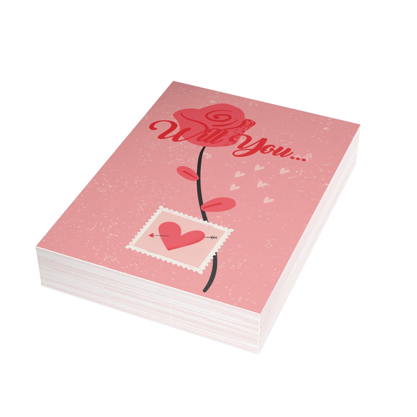 Romantic Greeting Cards, Valentine's Day Cards, Love Note Cards, Anniversary Cards, Elegant Card Set