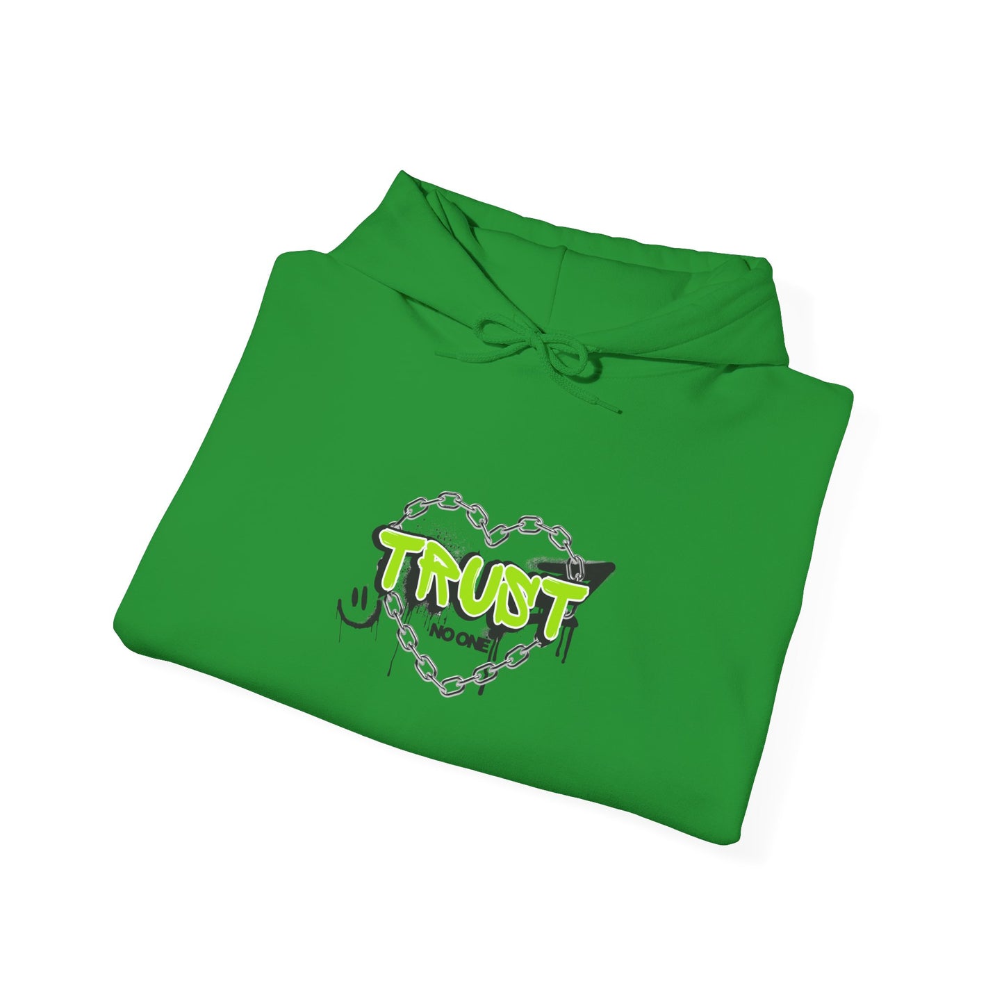 Trust No One Graphic Unisex Hoodie – Casual Streetwear for Everyday Comfort