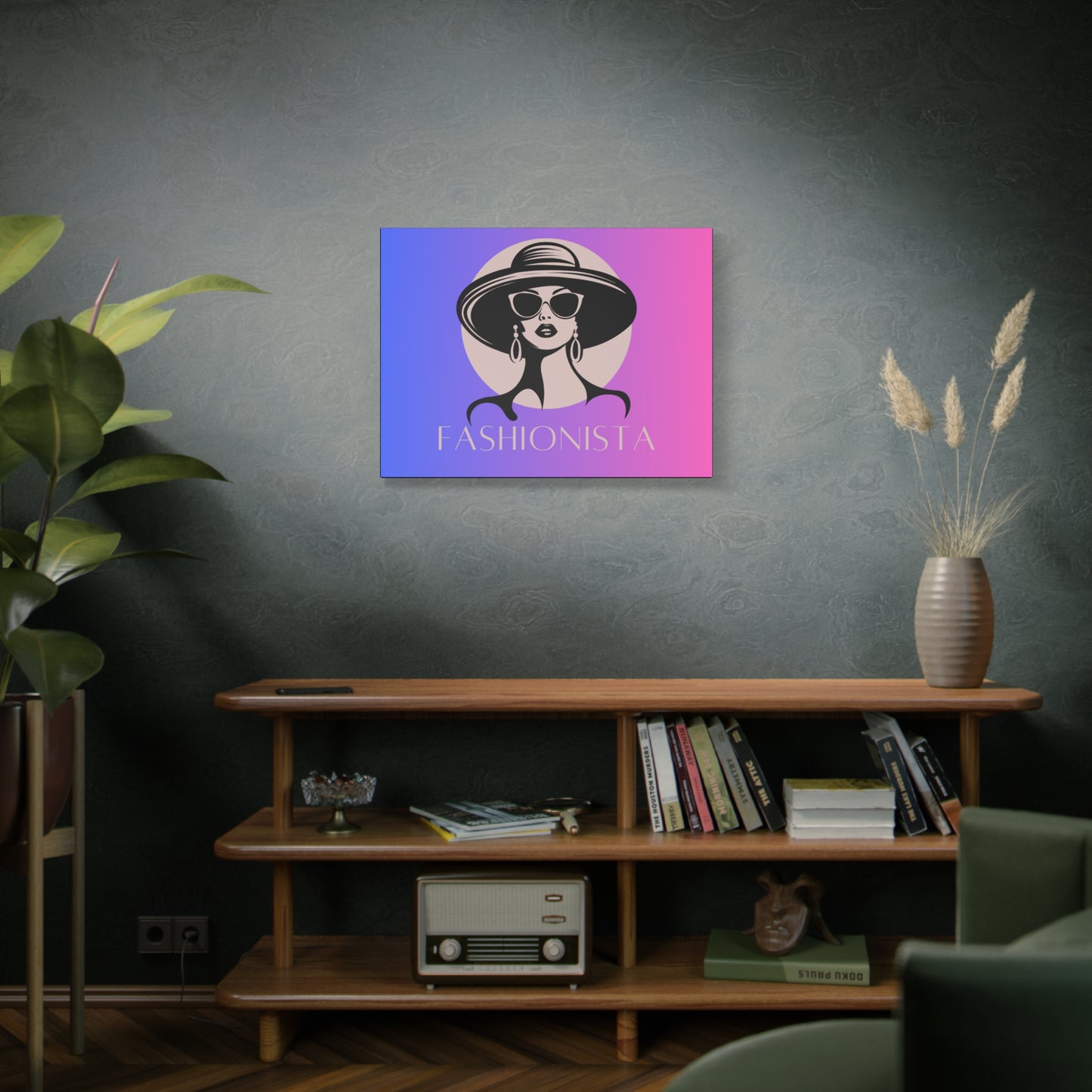 Fashionista Matte Canvas Wall Art, chic home decor, stylish gift for fashion lovers, wall decor, modern art piece, unique artwork