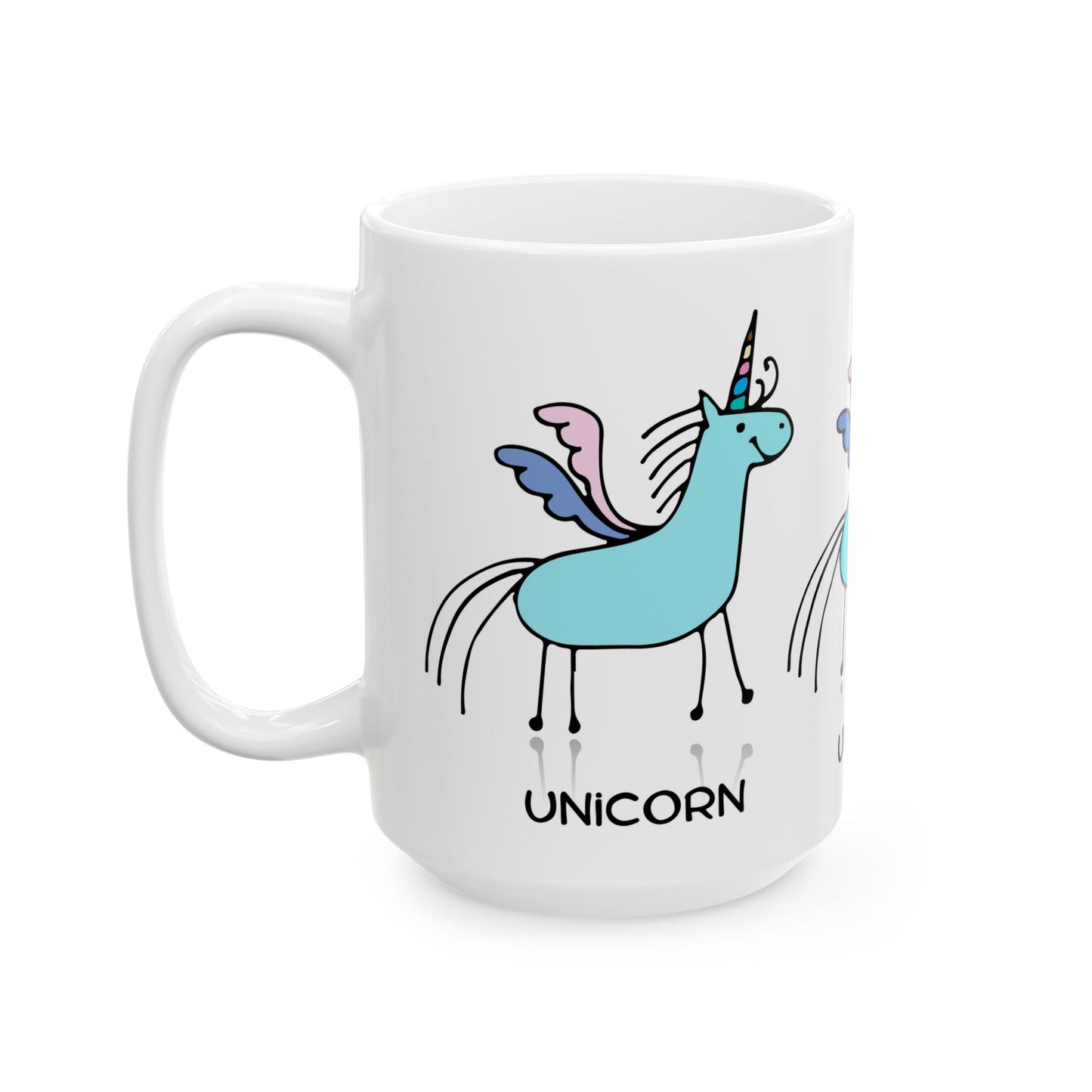 Whimsical Unicorn Ceramic Mug | Cute Gift for Kids and Unicorn Lovers | Perfect for Birthdays, Holidays, and Everyday