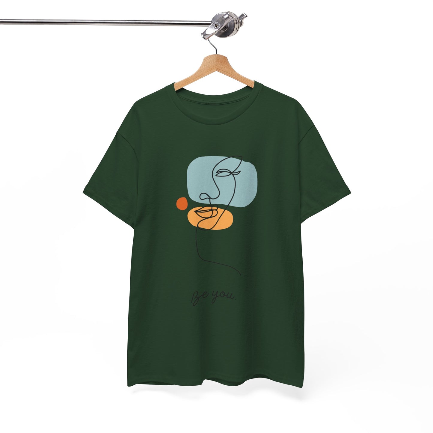 Minimalist Be You Tee, Unisex Cotton T-Shirt, Inspirational Graphic Tee, Gift for Friends, Casual Everyday Wear, Self-Love Apparel