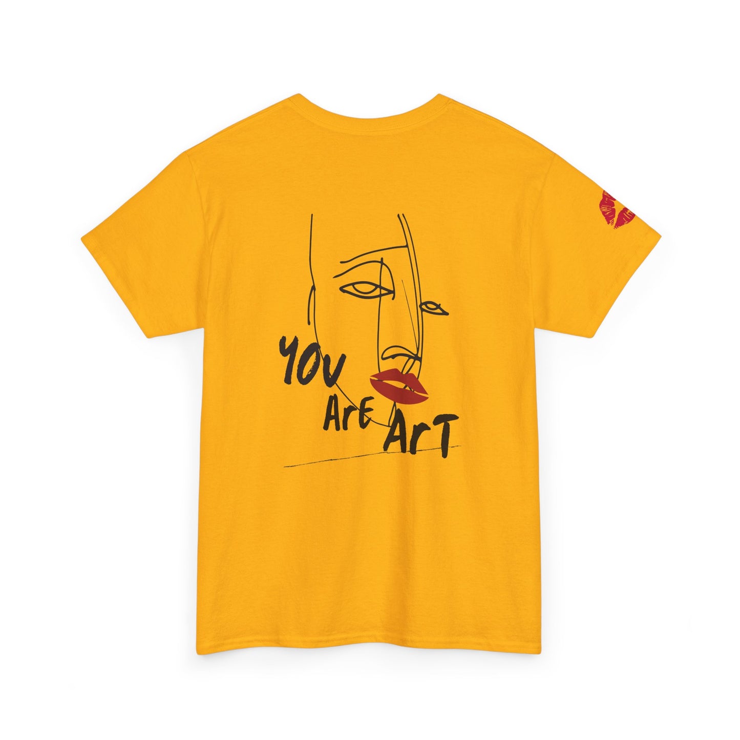 YOU ARE ART - SINGLE, TAKEN... Artistic Unisex Cotton Tee with Heartfelt Prints, Casual Wear, Gift for Artists, Streetwear, Inspirational Fashion