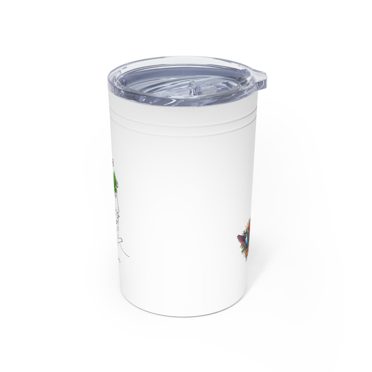 Butterfly & Hummingbird Vacuum Tumbler | Stylish Reusable Coffee Cup for Nature Lovers, Eco-Friendly Gift, Travel Mug, Personalized