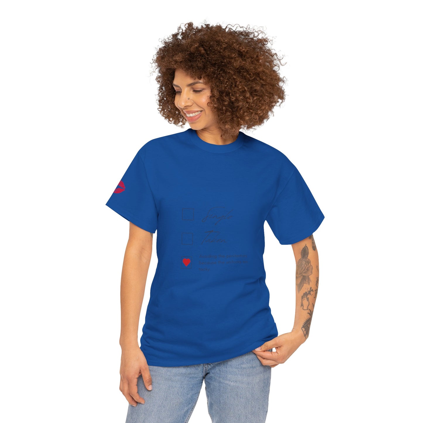 YOU ARE ART - SINGLE, TAKEN... Artistic Unisex Cotton Tee with Heartfelt Prints, Casual Wear, Gift for Artists, Streetwear, Inspirational Fashion
