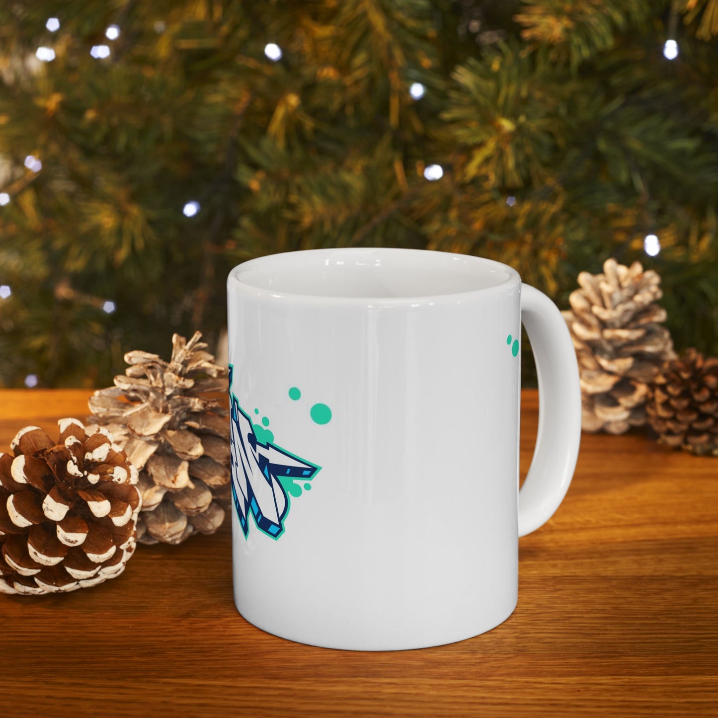 Urban Graffiti Ceramic Mug - Unique Coffee Cup, Gift for Street Art Lovers, Hip Hop Decor, Custom Drinkware, Modern Home Accessory