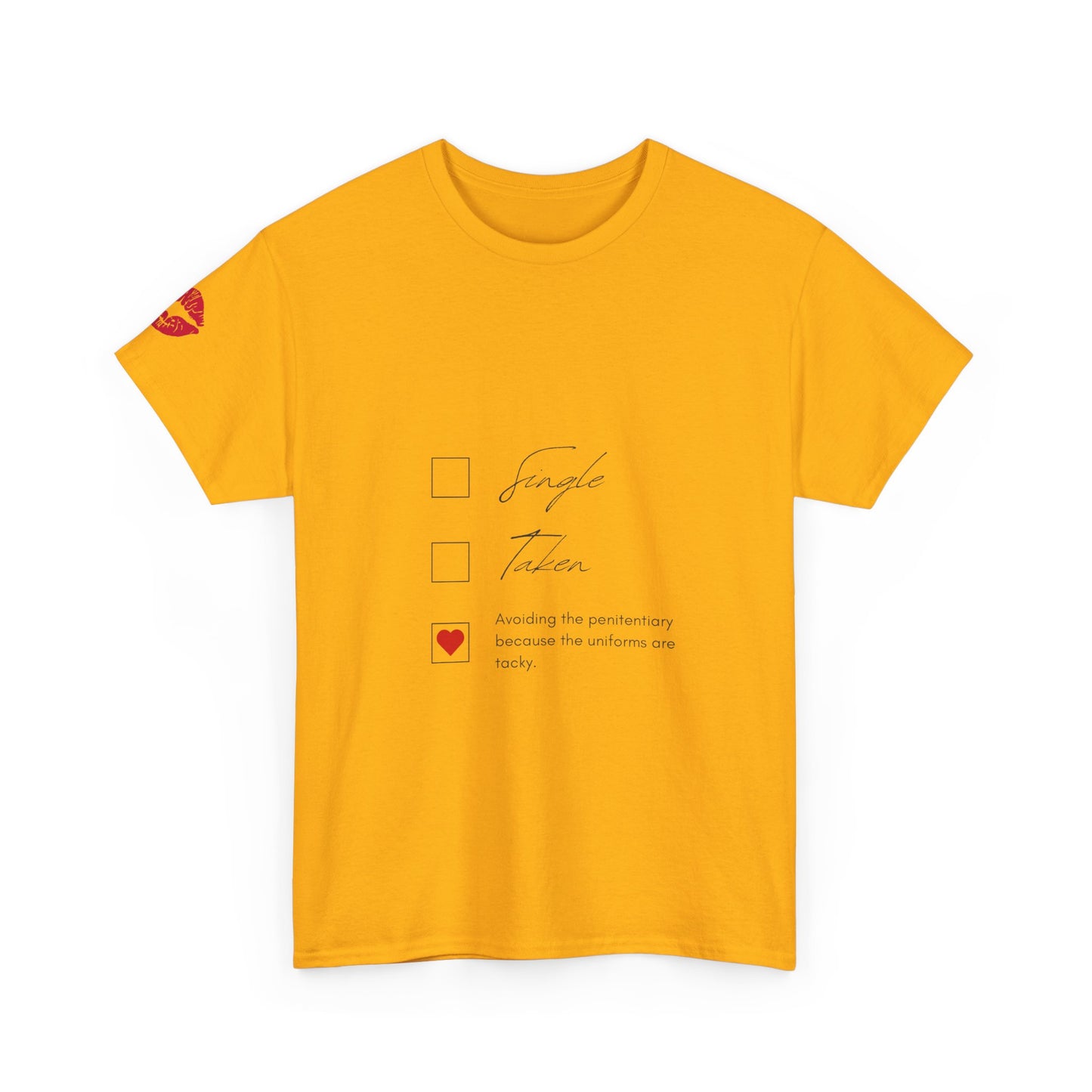 YOU ARE ART - SINGLE, TAKEN... Artistic Unisex Cotton Tee with Heartfelt Prints, Casual Wear, Gift for Artists, Streetwear, Inspirational Fashion