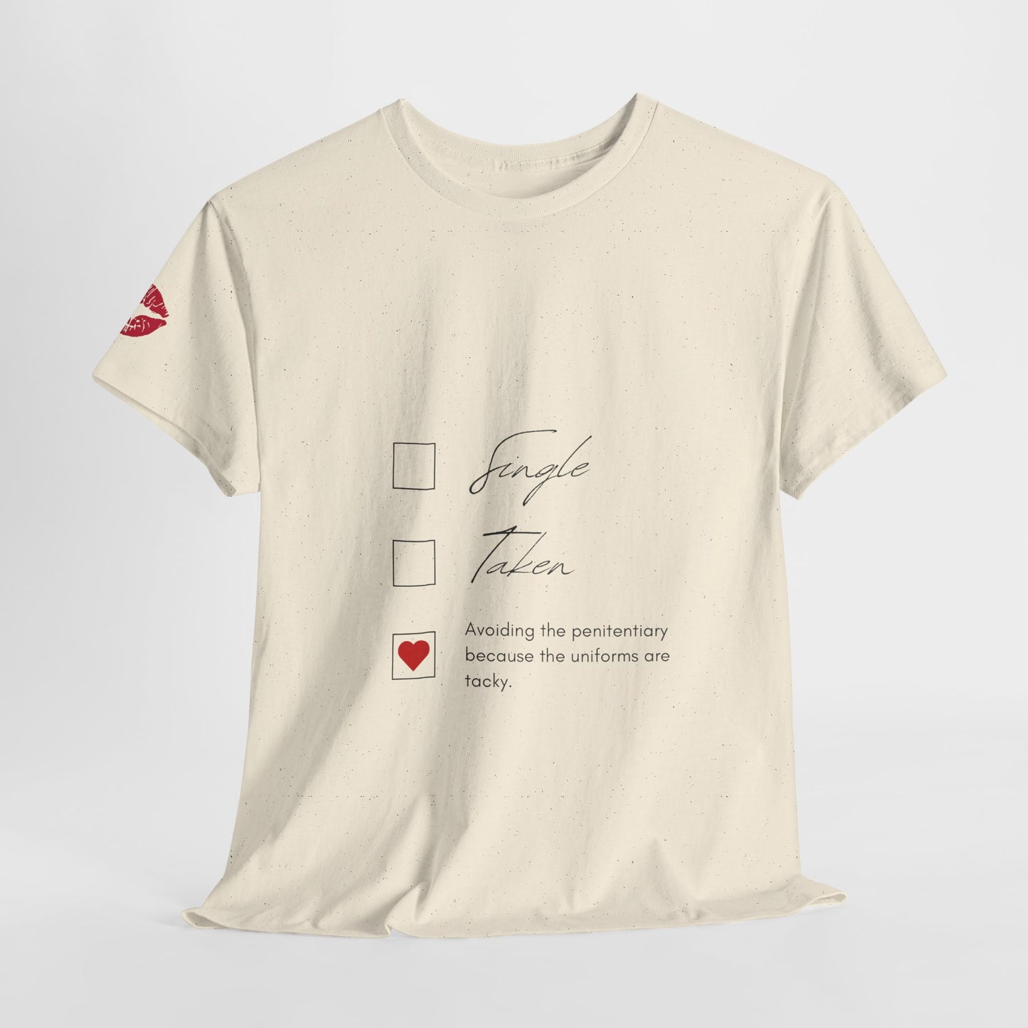 YOU ARE ART - SINGLE, TAKEN... Artistic Unisex Cotton Tee with Heartfelt Prints, Casual Wear, Gift for Artists, Streetwear, Inspirational Fashion
