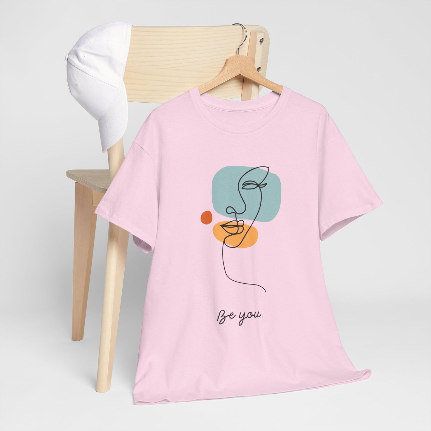 Minimalist Be You Tee, Unisex Cotton T-Shirt, Inspirational Graphic Tee, Gift for Friends, Casual Everyday Wear, Self-Love Apparel