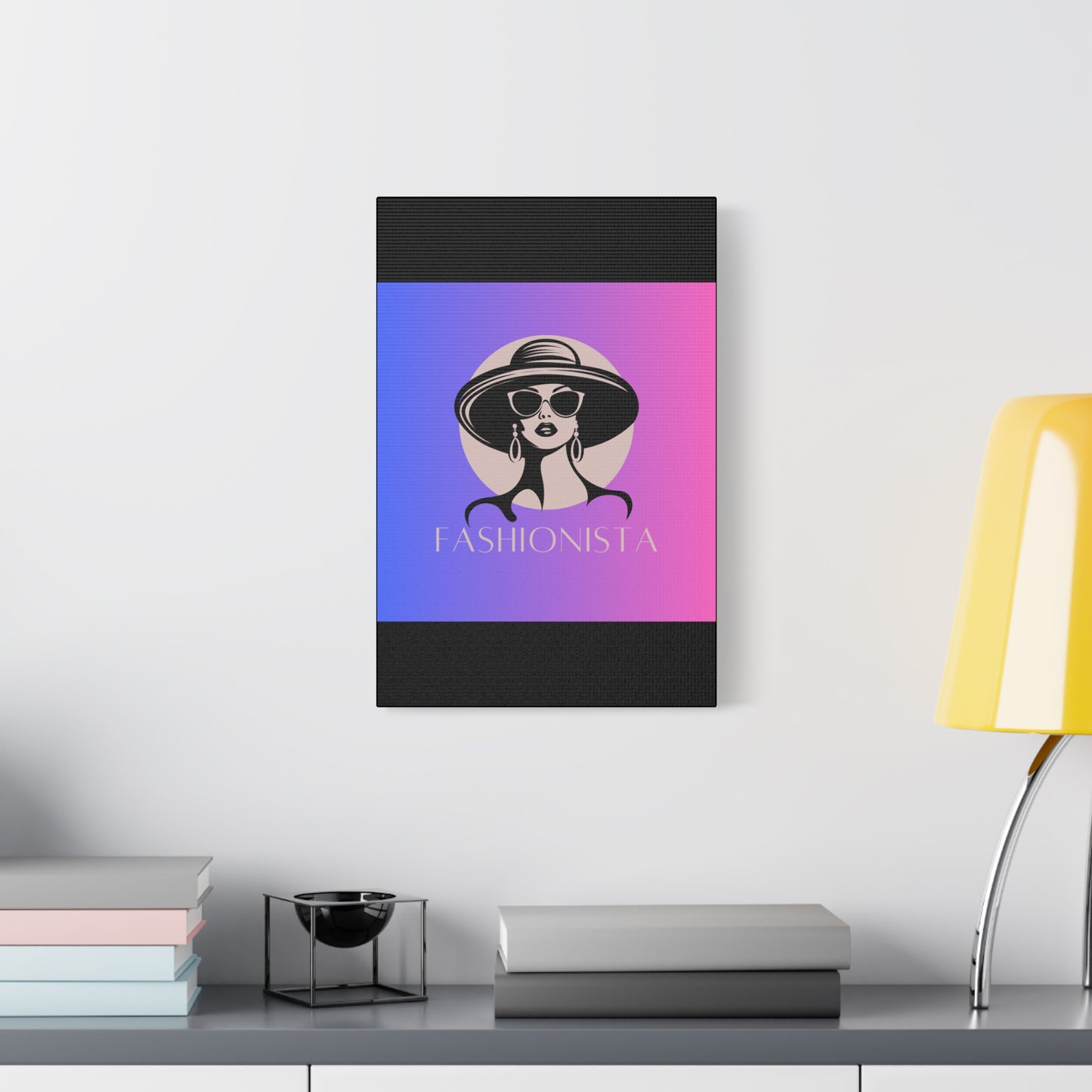 Fashionista Matte Canvas Wall Art, chic home decor, stylish gift for fashion lovers, wall decor, modern art piece, unique artwork