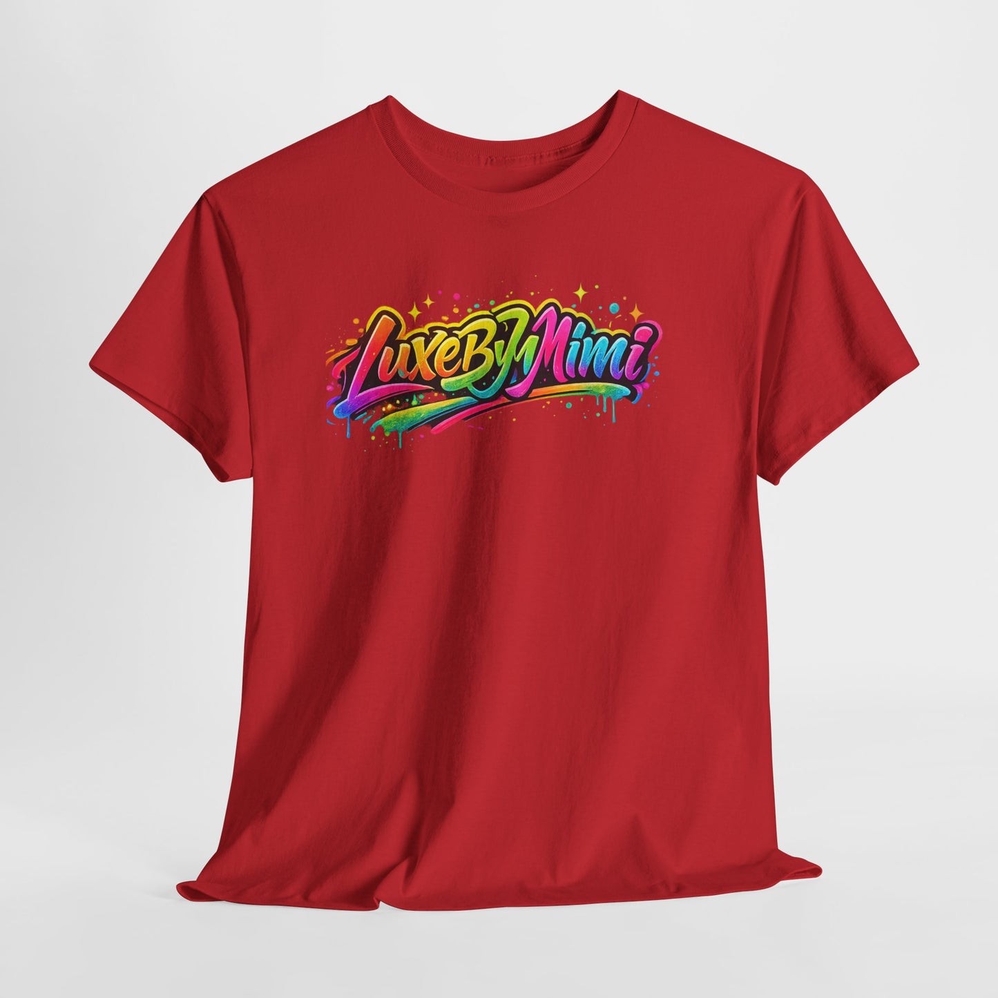 Graffiti Logo T-Shirt — 'Luxe By Mimi' Brand Colorful Streetwear Tee