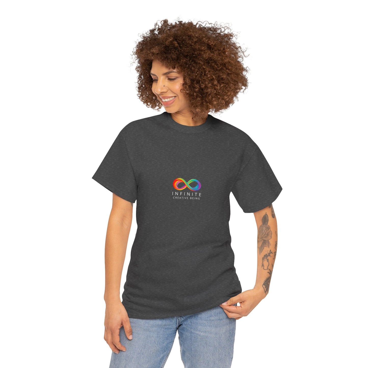 Colorful Infinite Creative Being Unisex Tee, Inclusive Fashion, Everyday Casual Wear, Gift for Friends