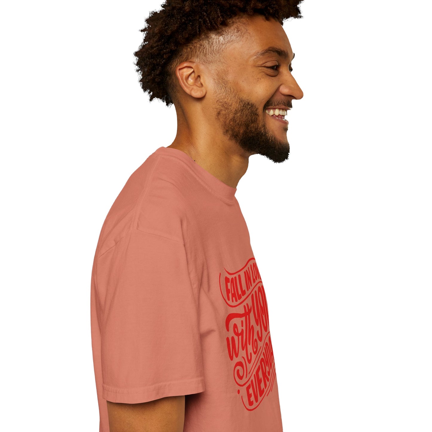 Fall in Love with YOU Quote T-shirt for Couples, Valentine's Day, Gifts for Him/Her, Casual Everyday Wear, Comfortable Unisex Tee
