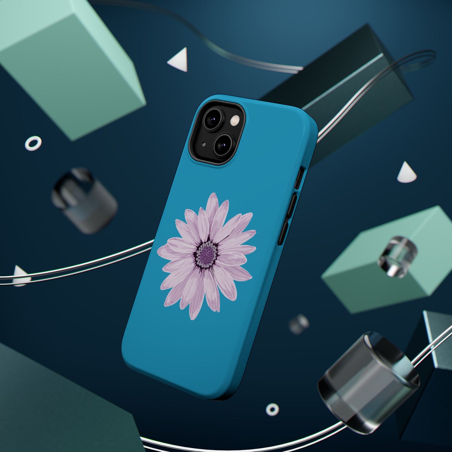 Magnetic Phone Cases with Floral Design, Impact-Resistant Accessories, Stylish Tech Protection, Gifts for Her, Unique Cell Phone Cases