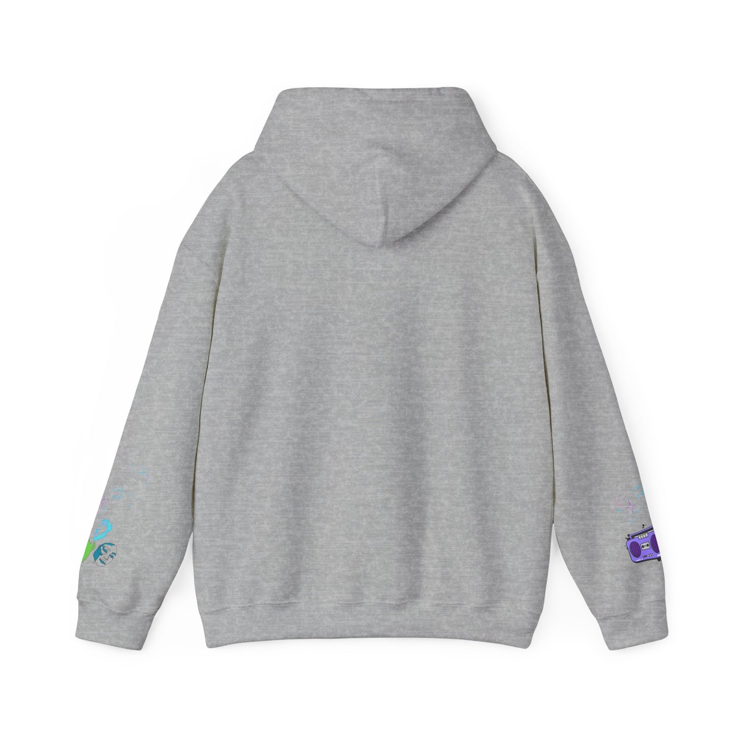 Colorful Dance Hoodie for Creative Spirits, Cozy Unisex Hooded Sweatshirt, Perfect for Parties, Dance Classes, Gifts