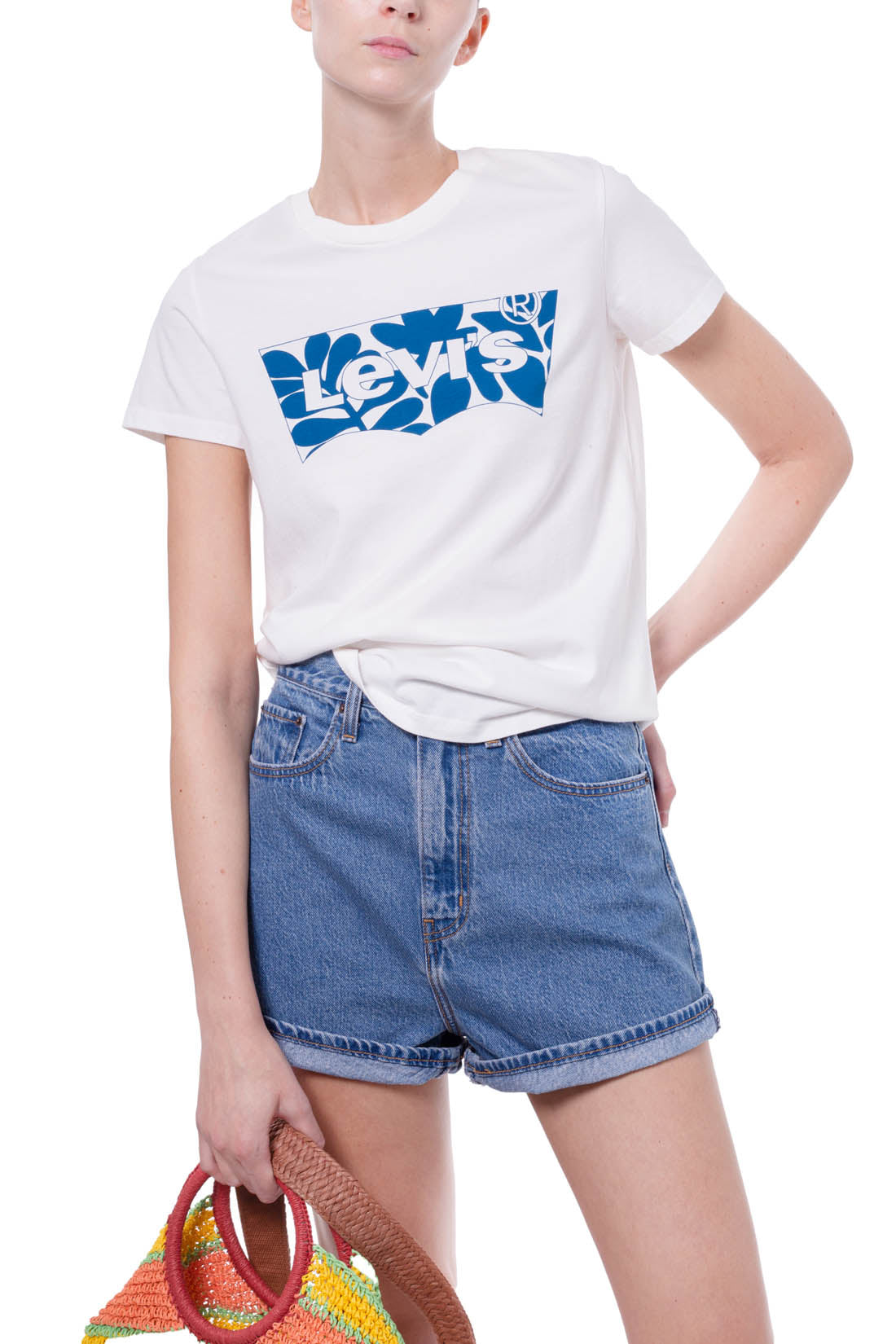 LEVI'S - Women's graphic logo T-shirt-7