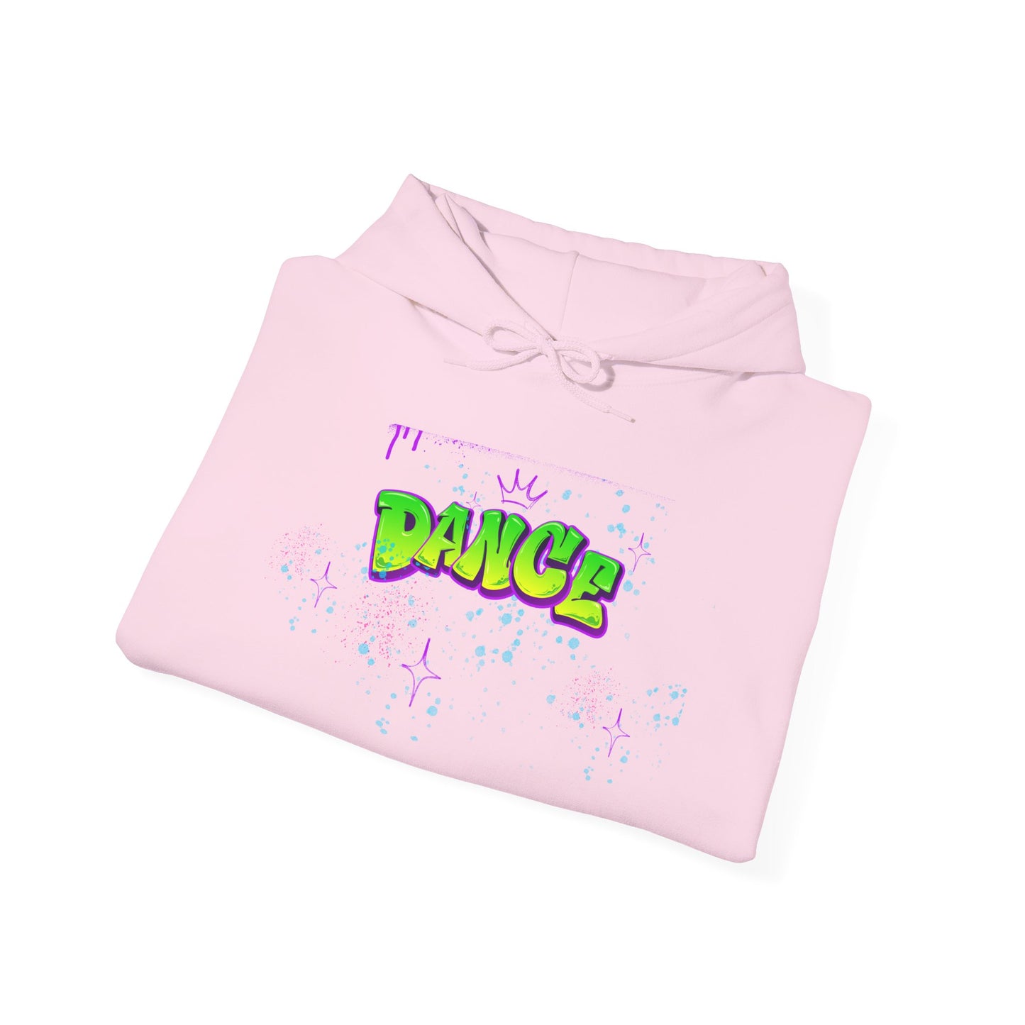 Colorful Dance Hoodie for Creative Spirits, Cozy Unisex Hooded Sweatshirt, Perfect for Parties, Dance Classes, Gifts