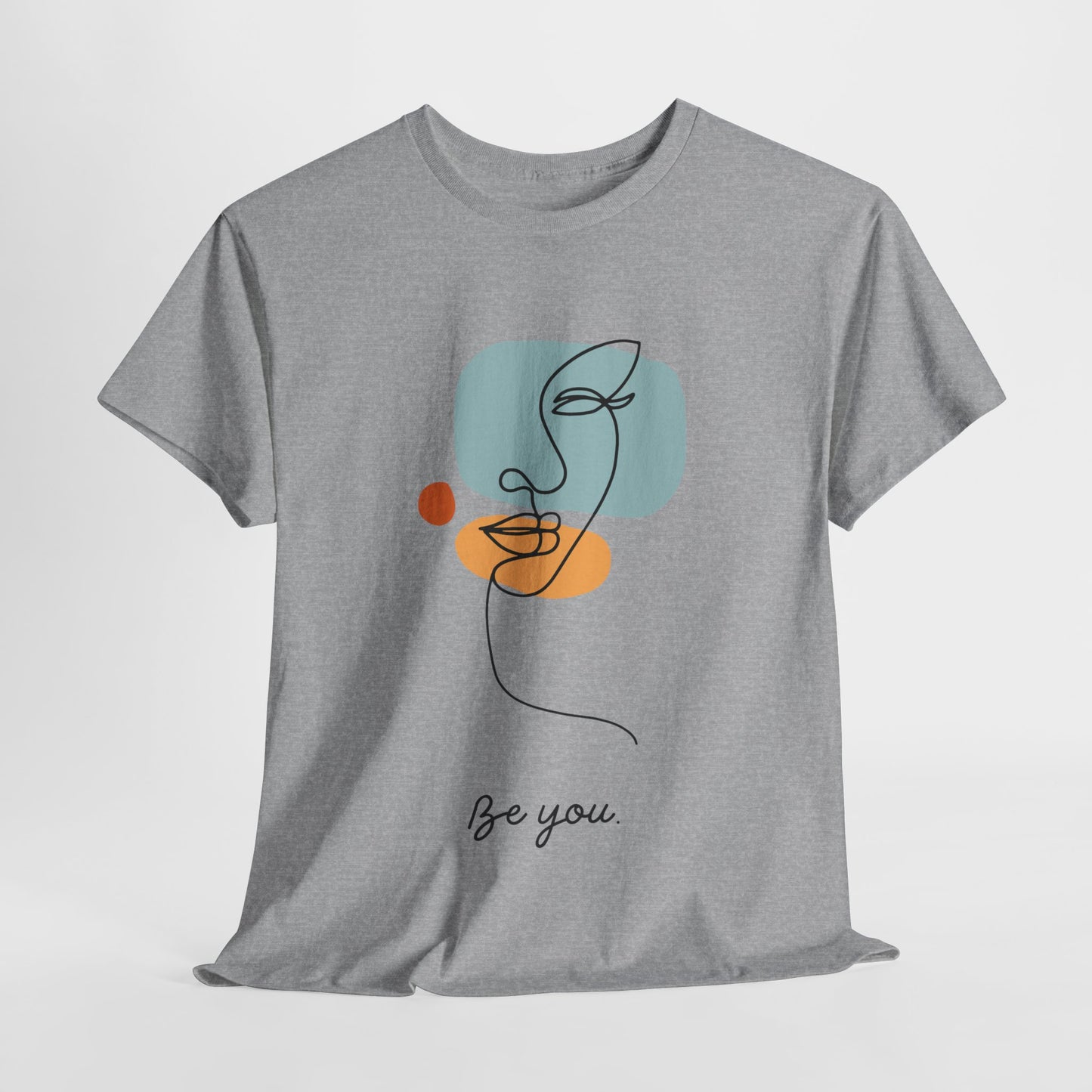 Minimalist Be You Tee, Unisex Cotton T-Shirt, Inspirational Graphic Tee, Gift for Friends, Casual Everyday Wear, Self-Love Apparel