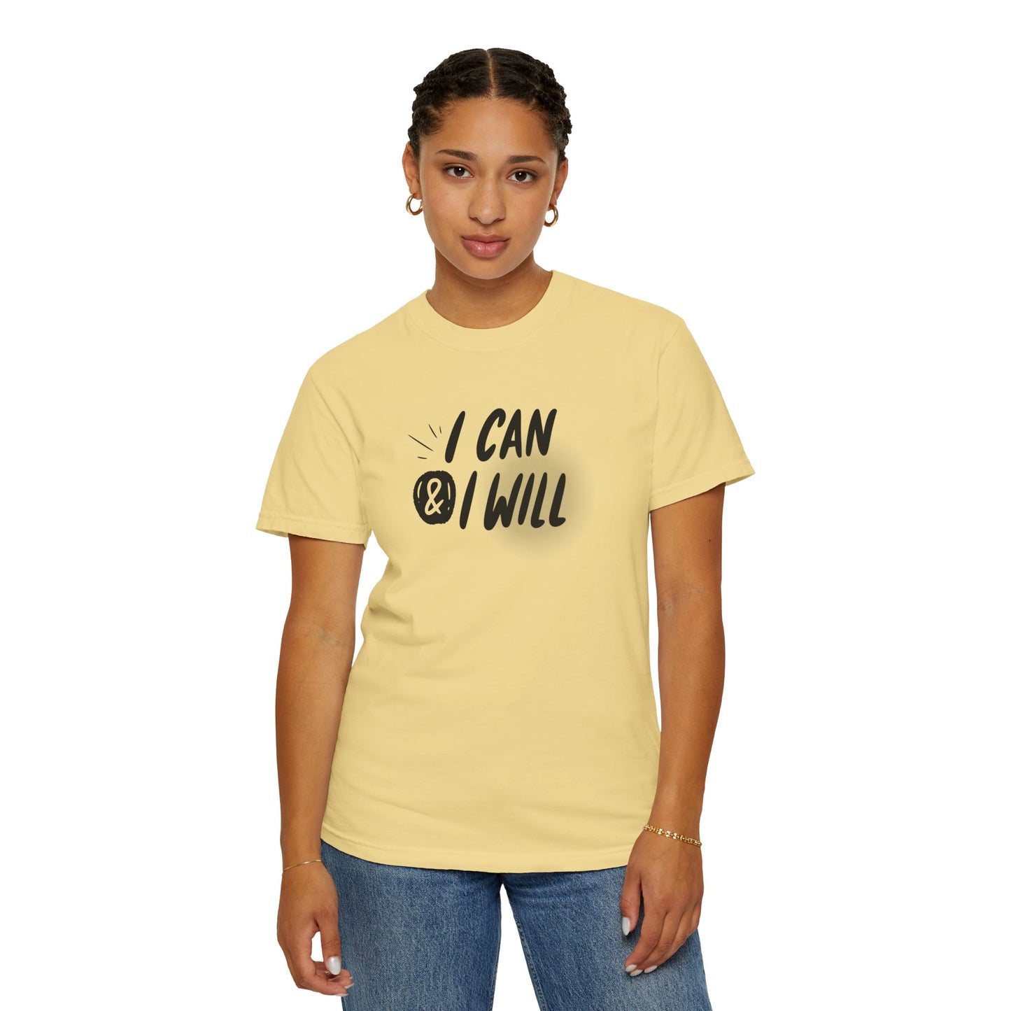 Motivational T-Shirt - Unisex Garment-Dyed Tee, Inspiring Quote, Gift for Friends, Workout Gear, Positive Affirmation Apparel