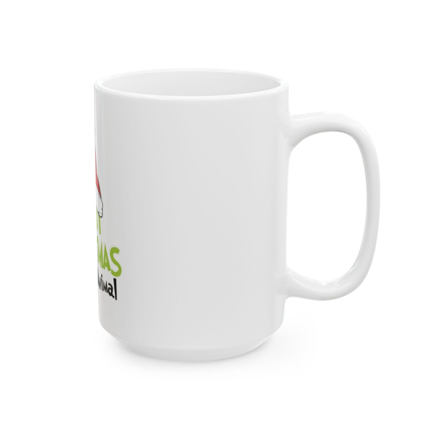 Merry Christmas You Filthy Animal Mug | Festive Ceramic Cup, Holiday Gift, Fun Coffee Mug, Funny Christmas Present, 11oz and 15oz