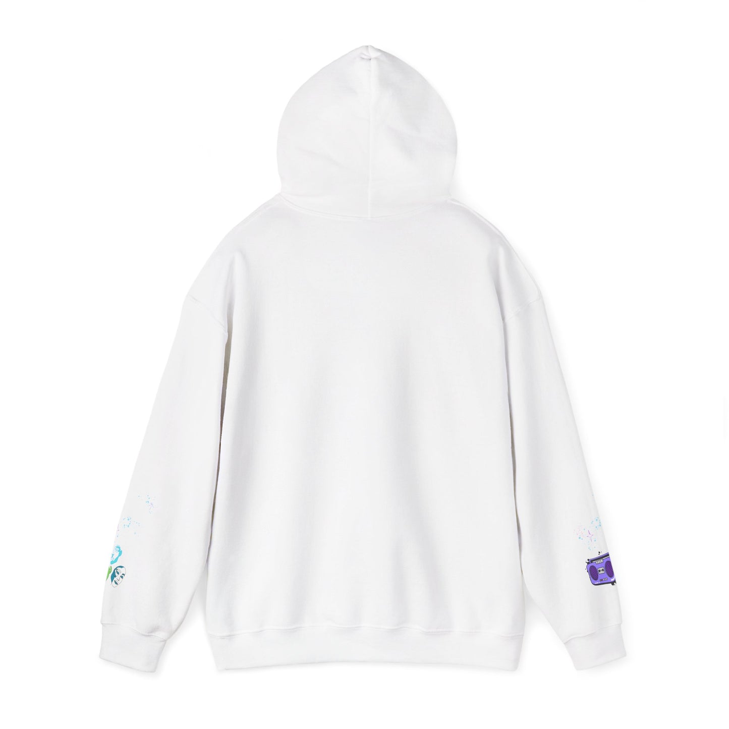 Colorful Dance Hoodie for Creative Spirits, Cozy Unisex Hooded Sweatshirt, Perfect for Parties, Dance Classes, Gifts