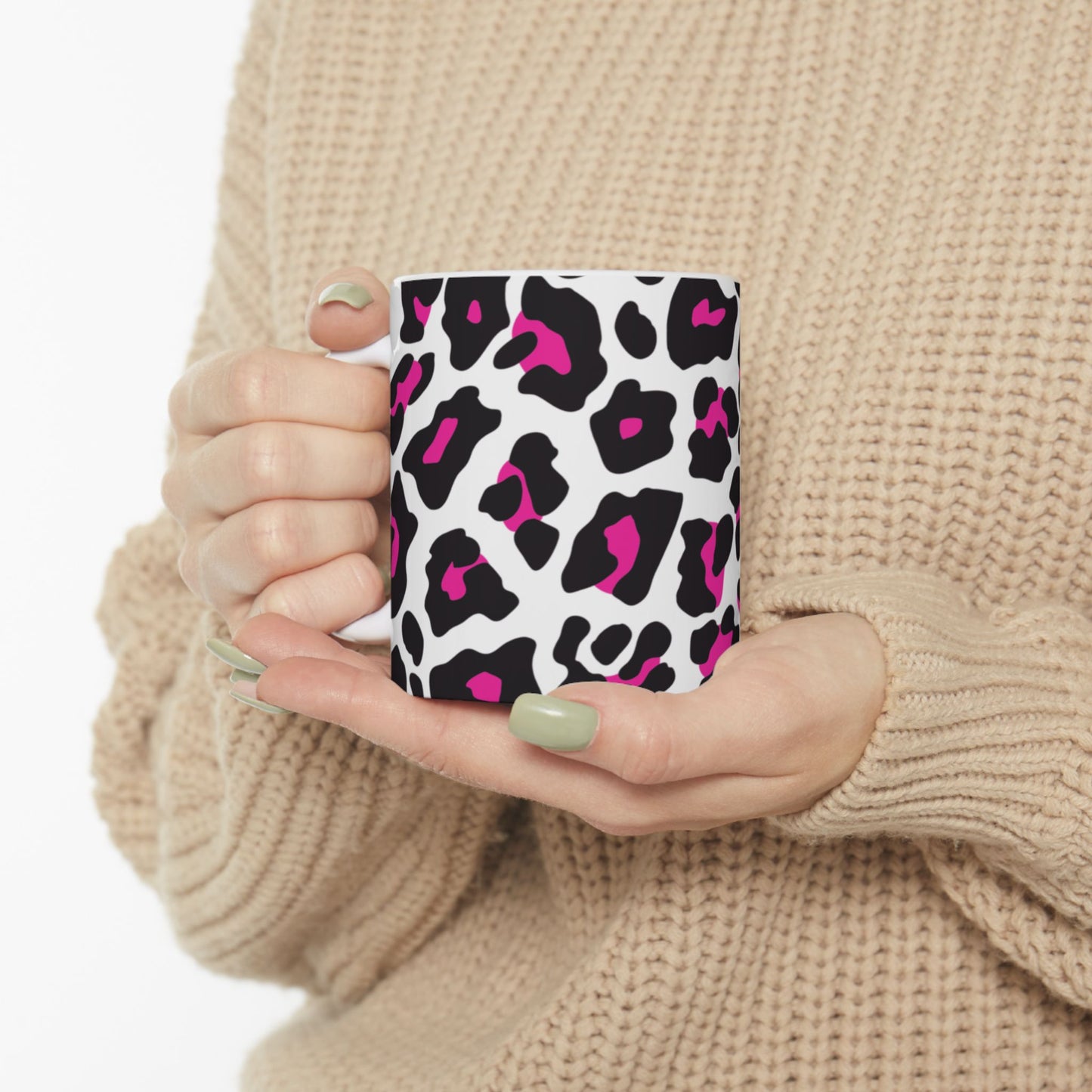 Stylish Leopard Print Ceramic Mug | Perfect for Coffee Lovers, Gift for Her, Animal Print, Home Decor, Birthday Gift