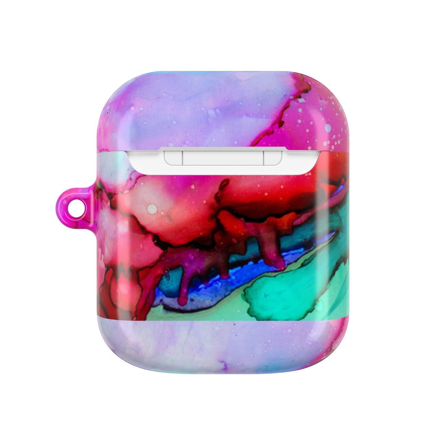 Colorful Marble AirPod Case, Trendy Tech Accessory, Gift for Music Lovers, Unique Earbud Cover for Her, Stylish AirPods Holder