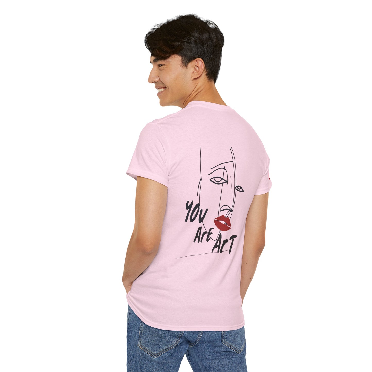 YOU ARE ART - SINGLE, TAKEN... Artistic Unisex Cotton Tee with Heartfelt Prints, Casual Wear, Gift for Artists, Streetwear, Inspirational Fashion