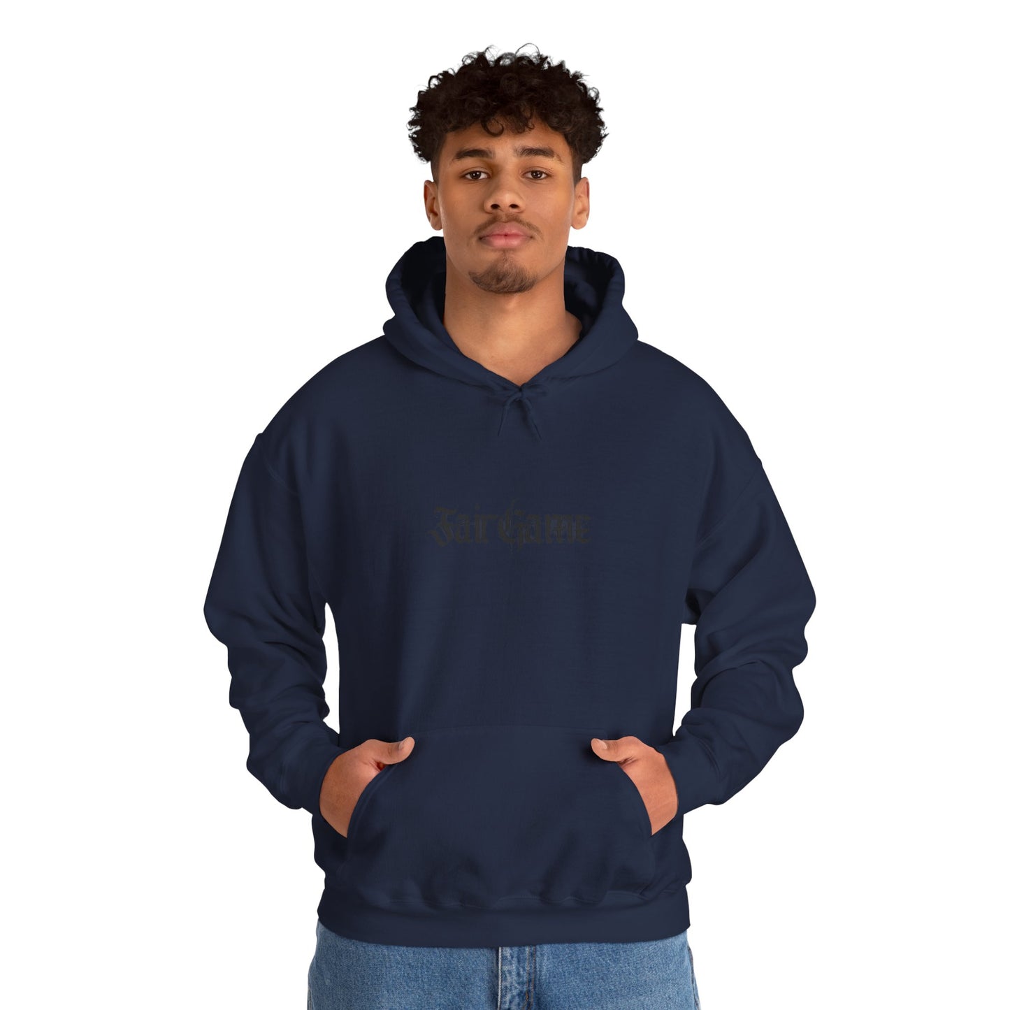 Fair Game Unisex Heavy Blend Hoodie, Cozy Sweatshirt, Casual Lounge Wear, Gift for Gamers, Comfortable Street Style