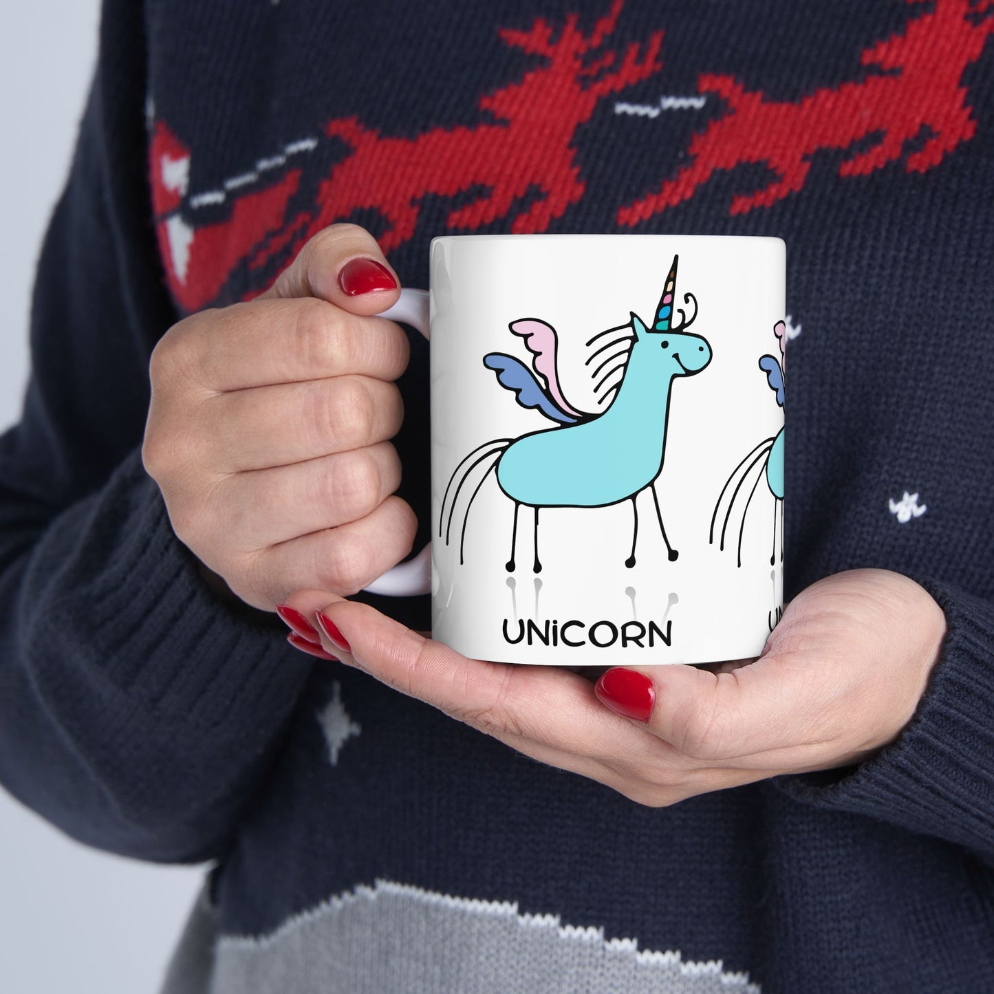 Whimsical Unicorn Ceramic Mug | Cute Gift for Kids and Unicorn Lovers | Perfect for Birthdays, Holidays, and Everyday