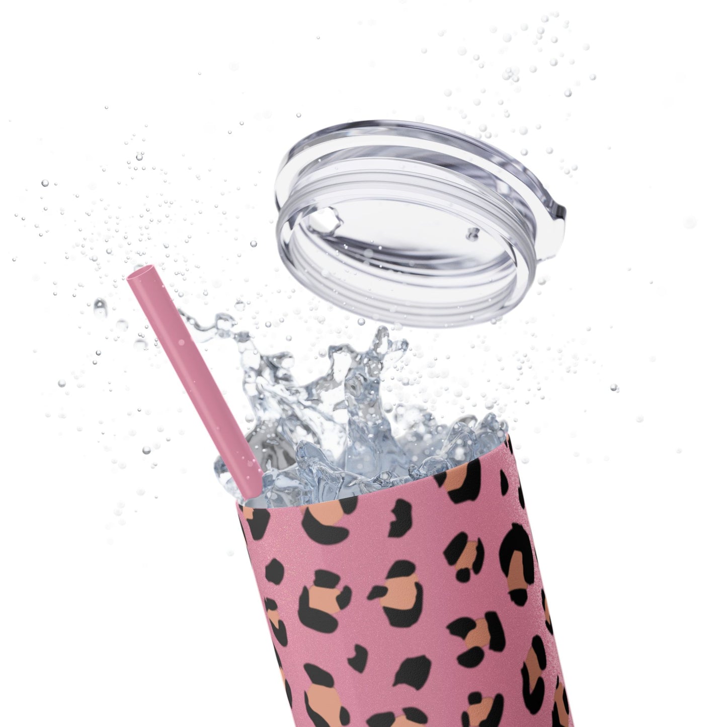 Chic Cheetah Print Tumbler, Trendy Travel Mug, Animal Print Water Bottle, Perfect Gift for Her, Stylish Beverage Container