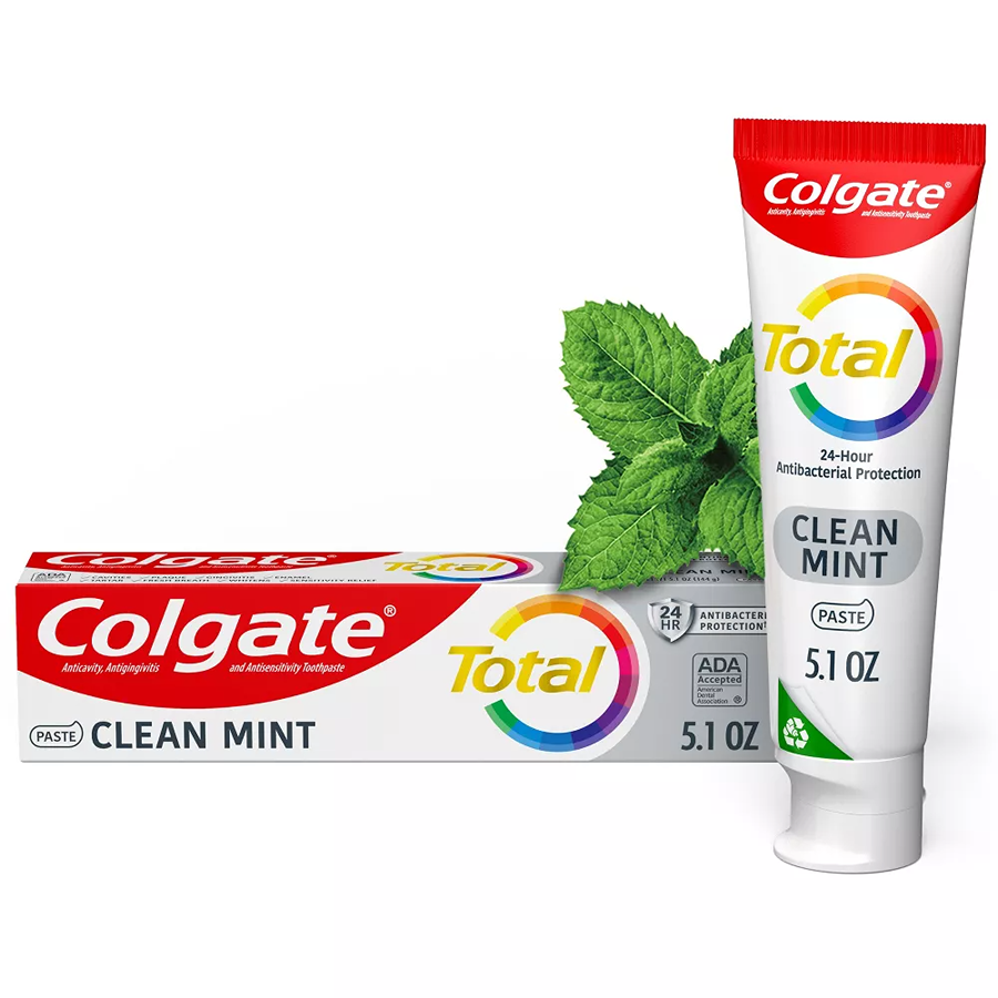 Colgate Total Anticavity Antigingivitis and Antisensitivity Clean Mint Toothpaste 5.1oz