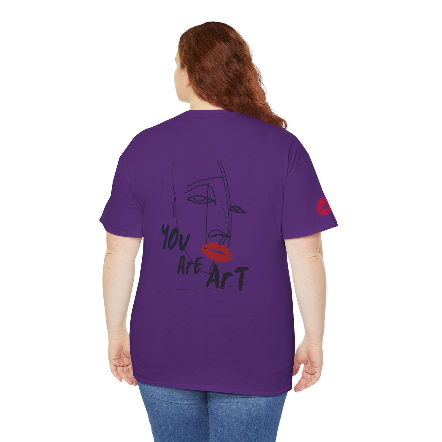 YOU ARE ART - SINGLE, TAKEN... Artistic Unisex Cotton Tee with Heartfelt Prints, Casual Wear, Gift for Artists, Streetwear, Inspirational Fashion
